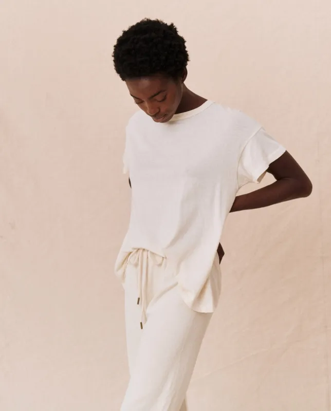 The Boxy Crew. Solid -- Washed White sold by THE GREAT.