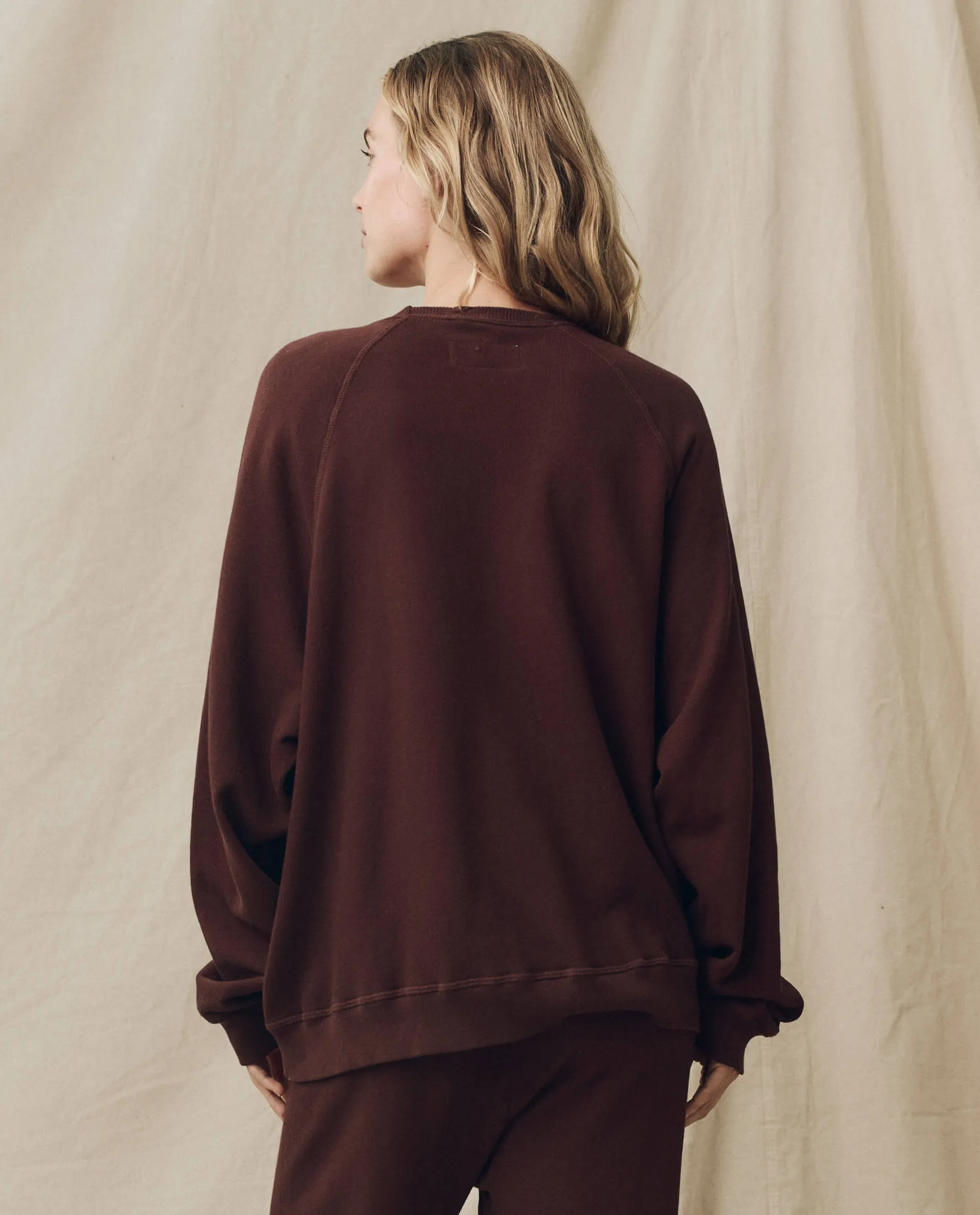 The Slouch Sweatshirt. Solid -- Toasted Walnut sold by THE GREAT. product image thumbnail 2
