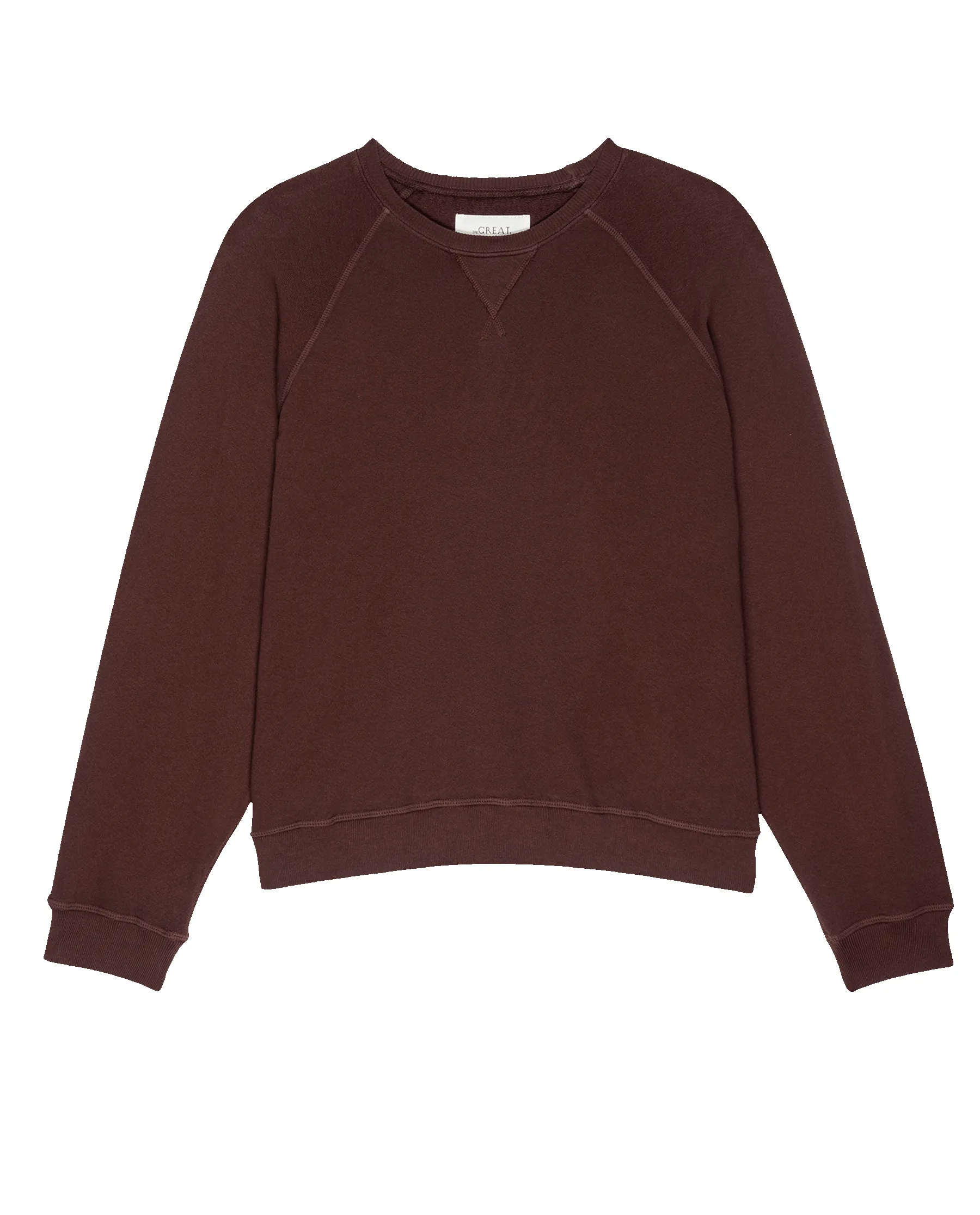 The Slouch Sweatshirt. Solid -- Toasted Walnut sold by THE GREAT. product image thumbnail 5