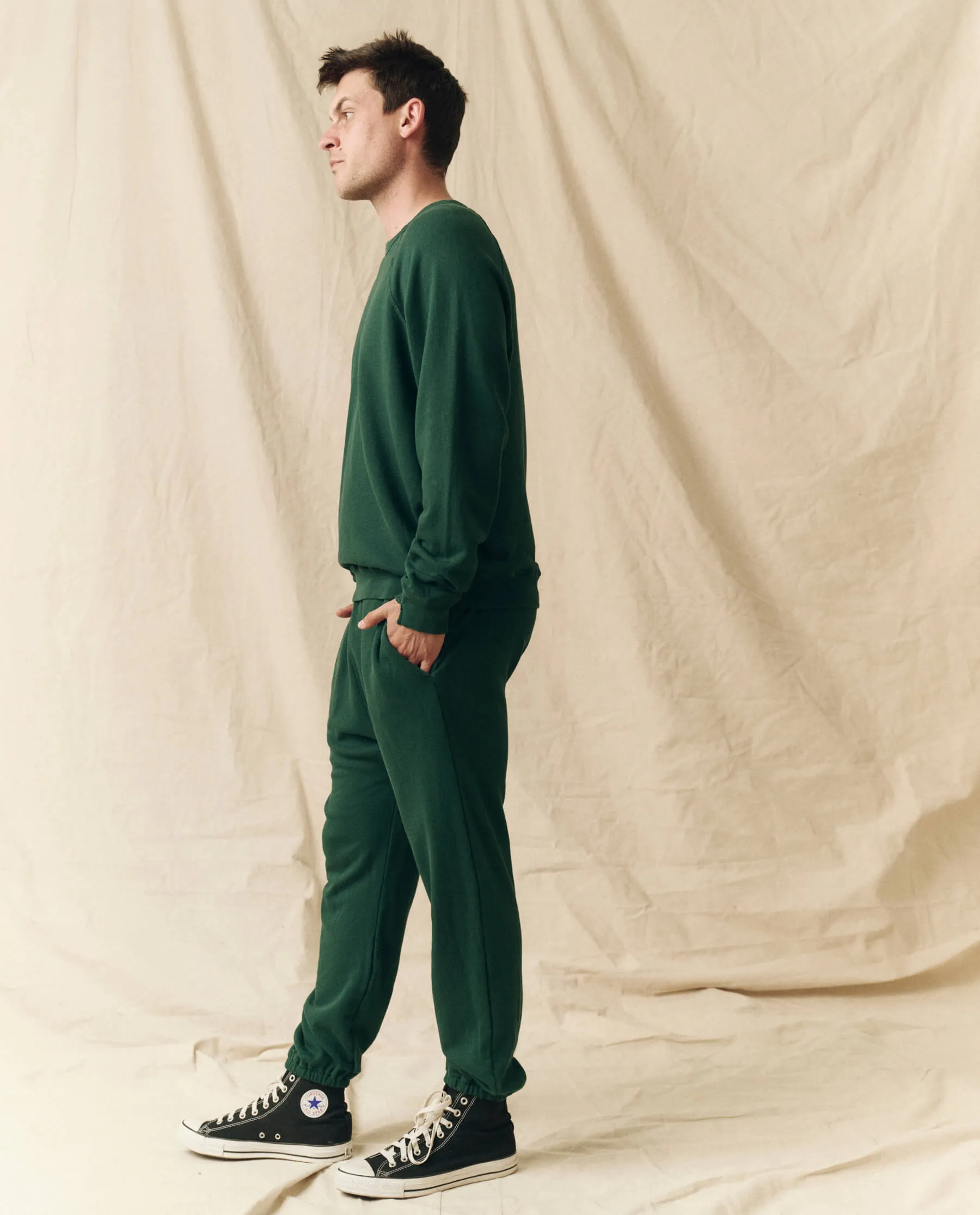 The Men's Stadium Sweatpant. -- Green Grove sold by THE GREAT. product image thumbnail 2