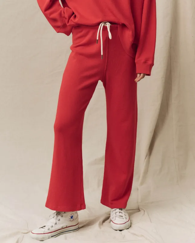 The Lap Sweatpant. Solid -- Campfire sold by THE GREAT.