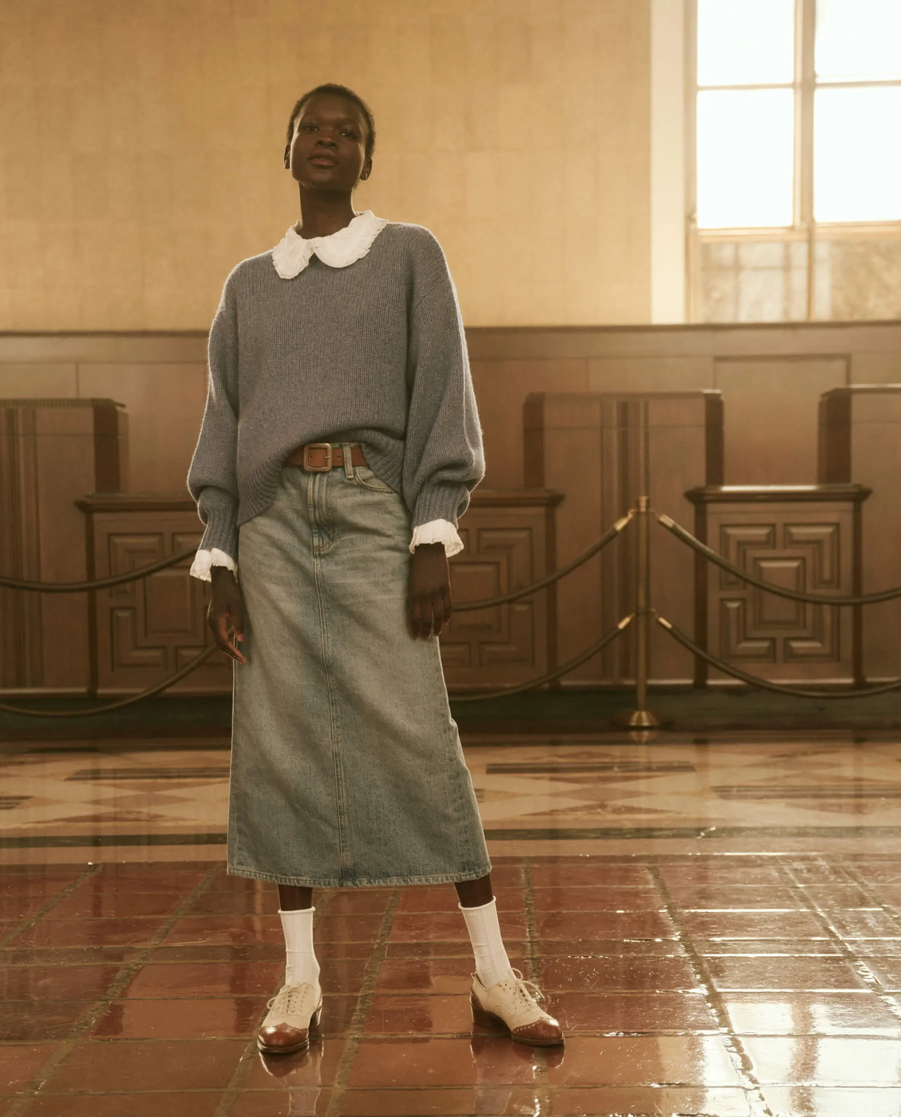 The Bubble Pullover. -- Riverbed sold by THE GREAT. product image thumbnail 5