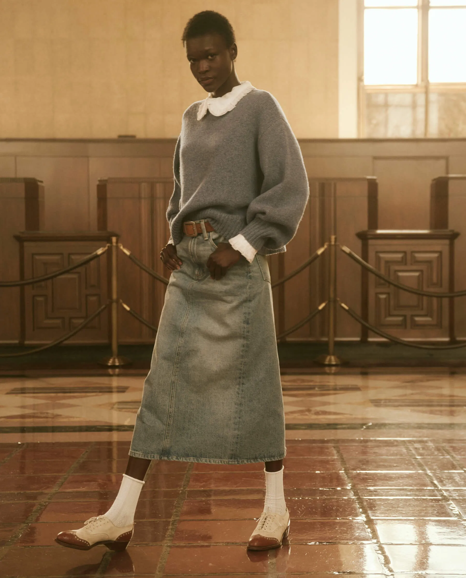 The Bubble Pullover. -- Riverbed sold by THE GREAT. product image thumbnail 3