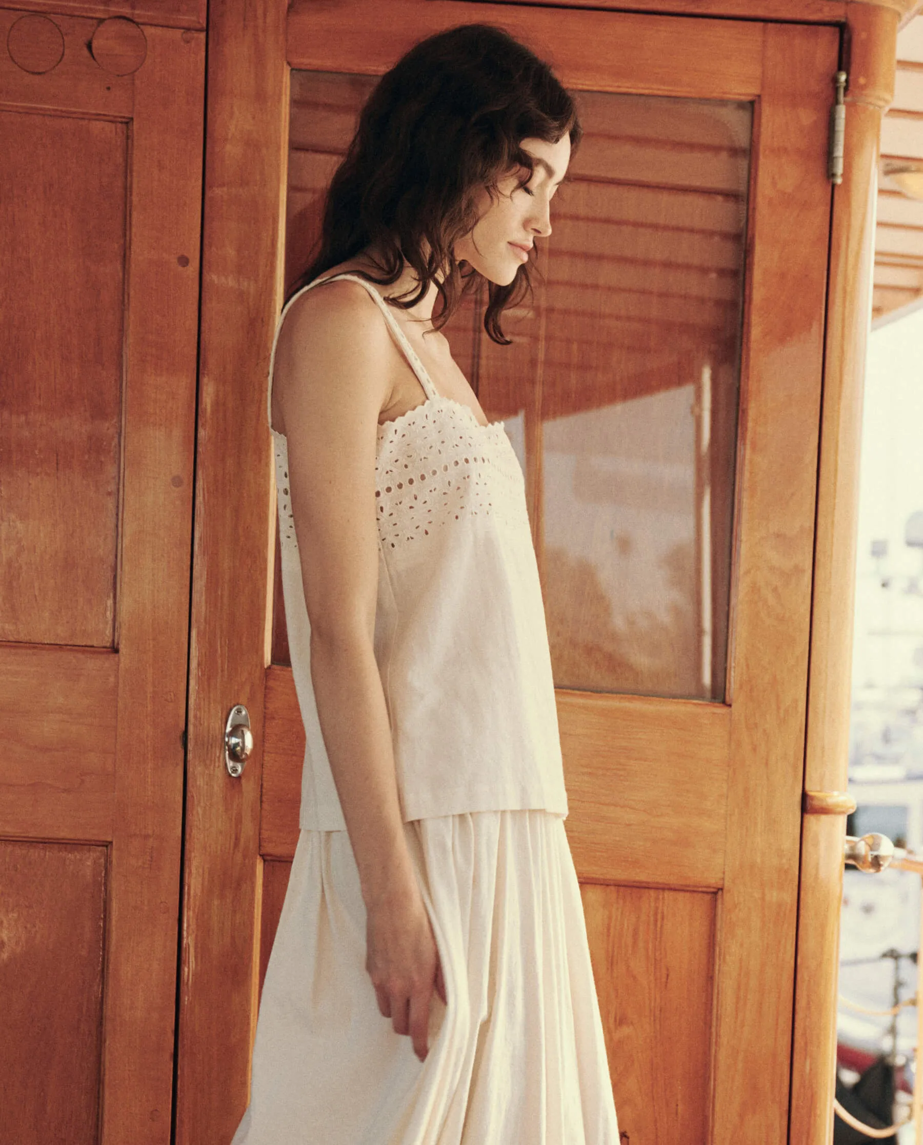 The Paddock Top. -- Cream sold by THE GREAT. product image thumbnail 4