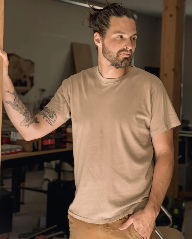 The Men's Slim Tee. -- Fawn sold by THE GREAT.