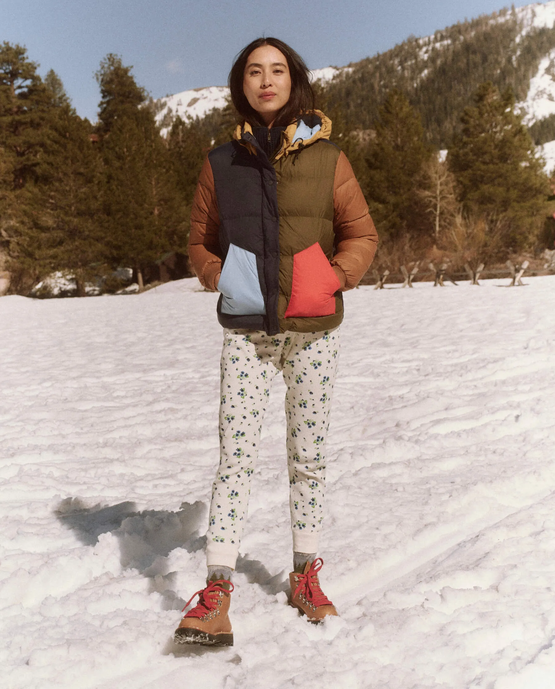 The Down Polar Puffer. -- Appalachian Colorblock sold by THE GREAT. product image thumbnail 3