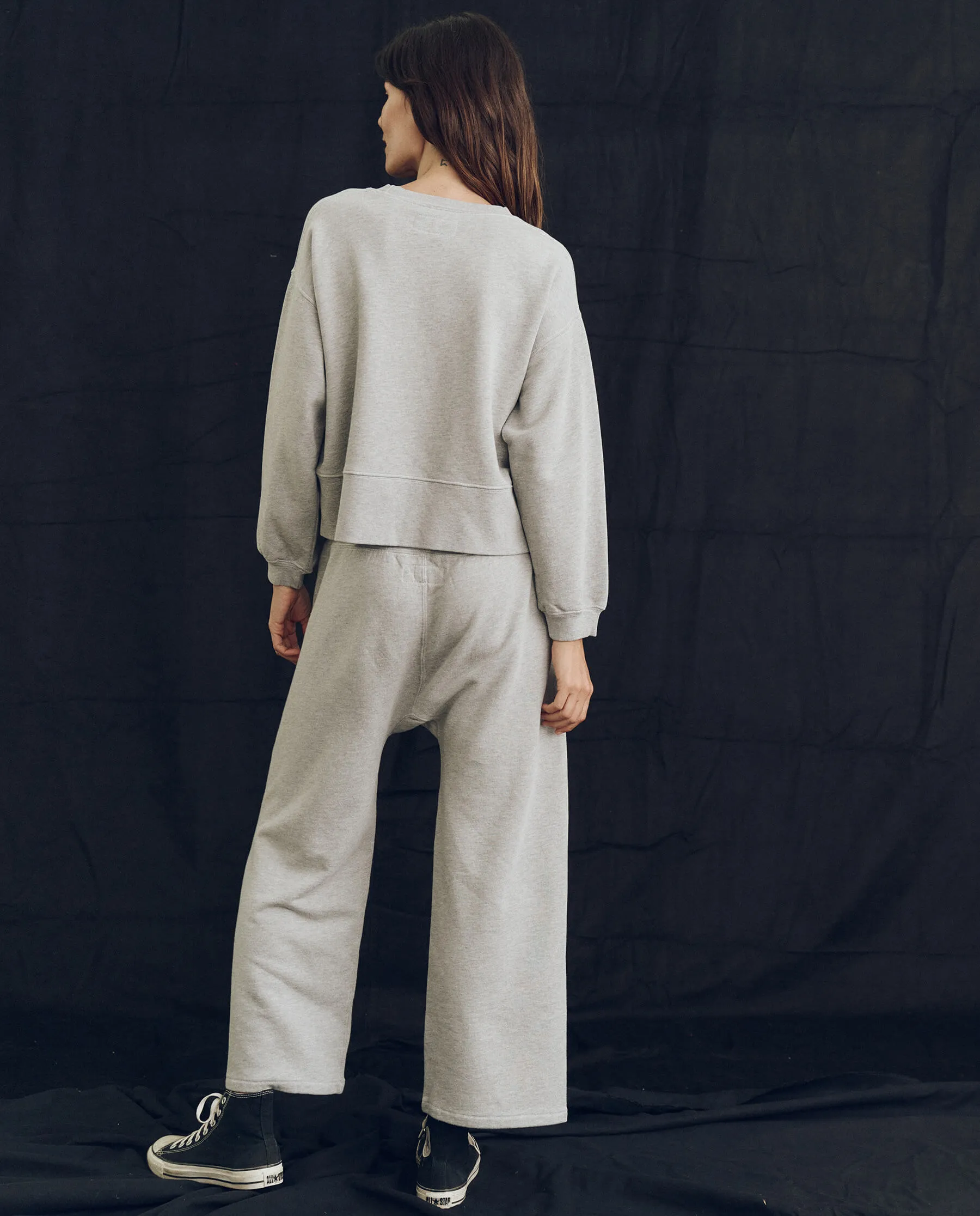 The League Sweatshirt. -- Lofty Heather Grey sold by THE GREAT. product image thumbnail 2