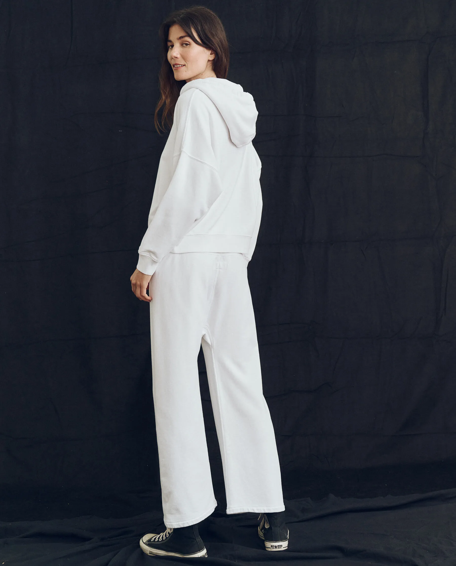 The Teammate Hoodie. Solid -- True White sold by THE GREAT. product image thumbnail 2