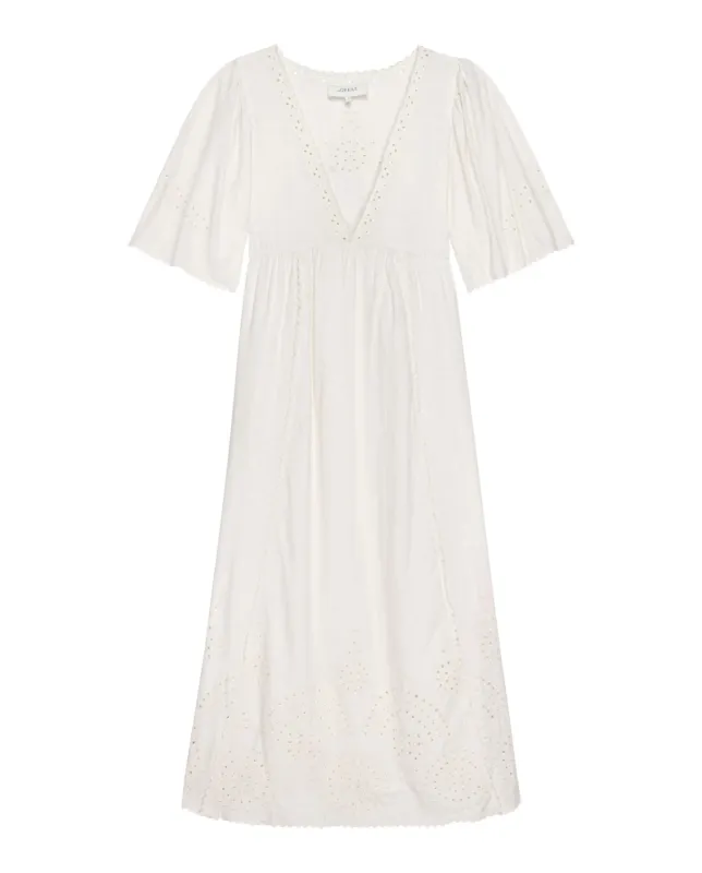 The Arbor Dress. -- Cream made by THE GREAT.