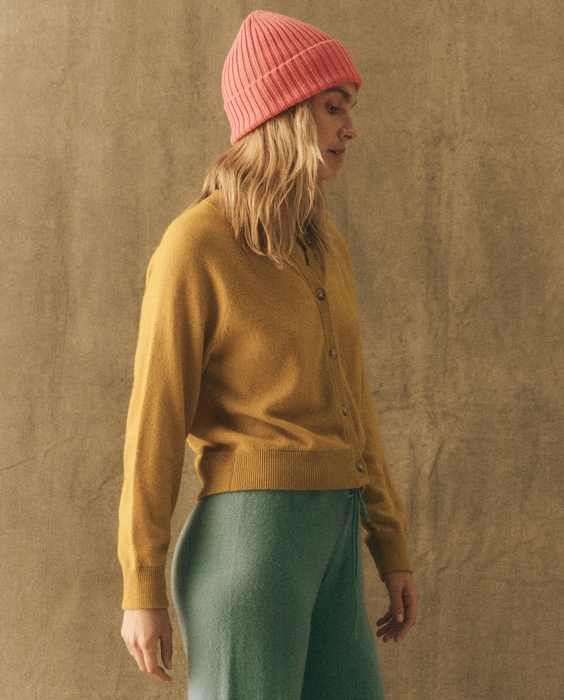 The Tiny Cardigan. -- Gold Leaf sold by THE GREAT. product image thumbnail 3