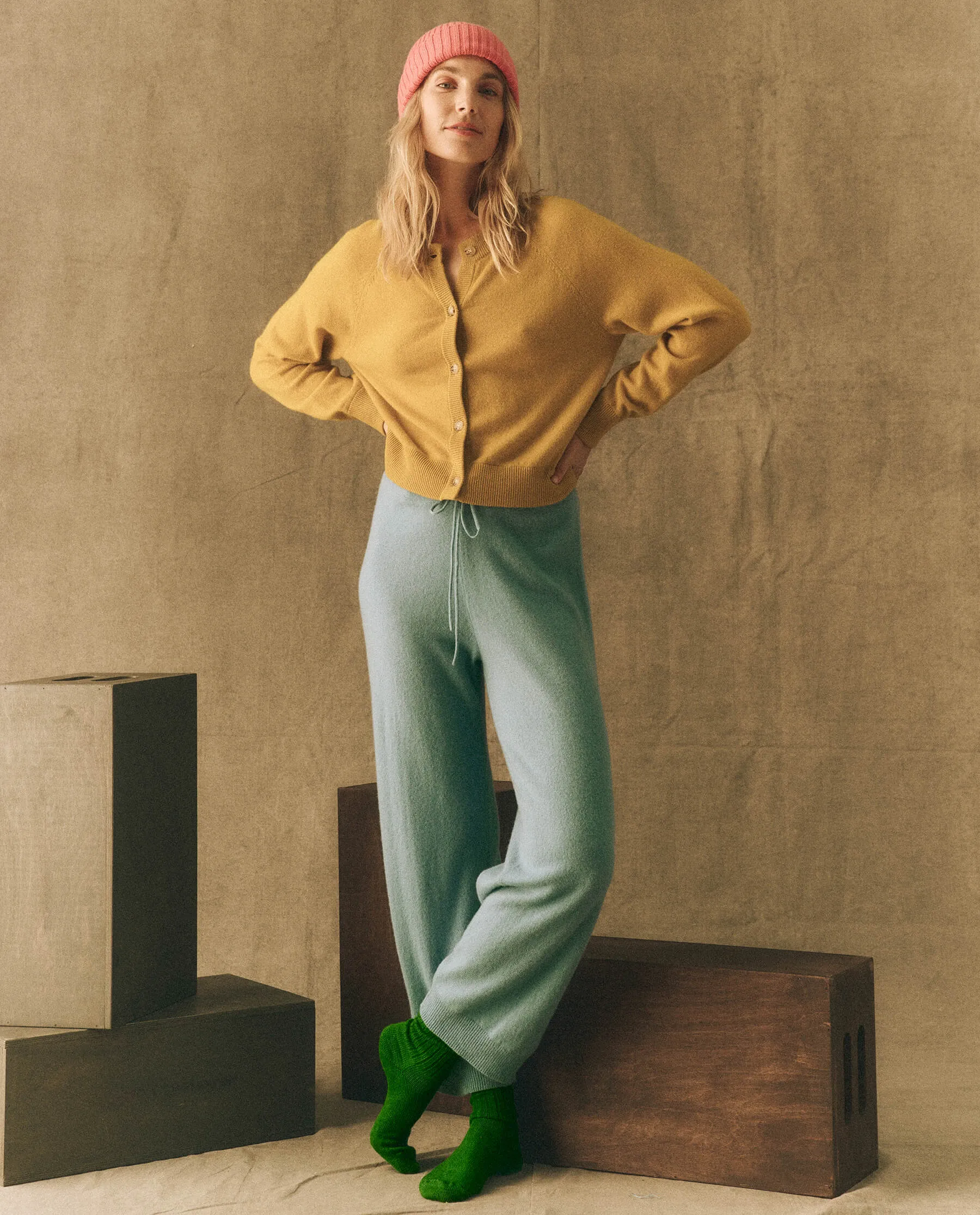 The Tiny Cardigan. -- Gold Leaf sold by THE GREAT. product image thumbnail 2