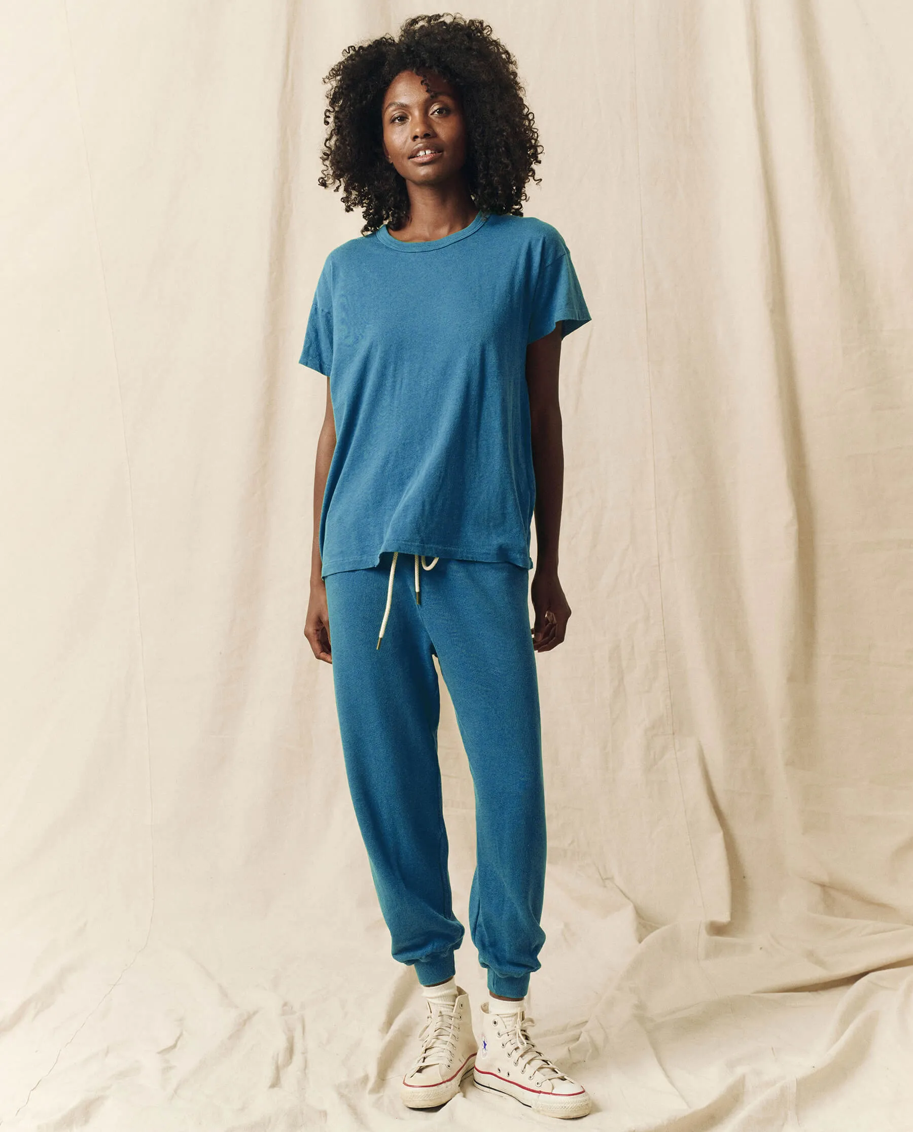 The Boxy Crew. Solid -- Glacier Blue sold by THE GREAT. product image thumbnail 2