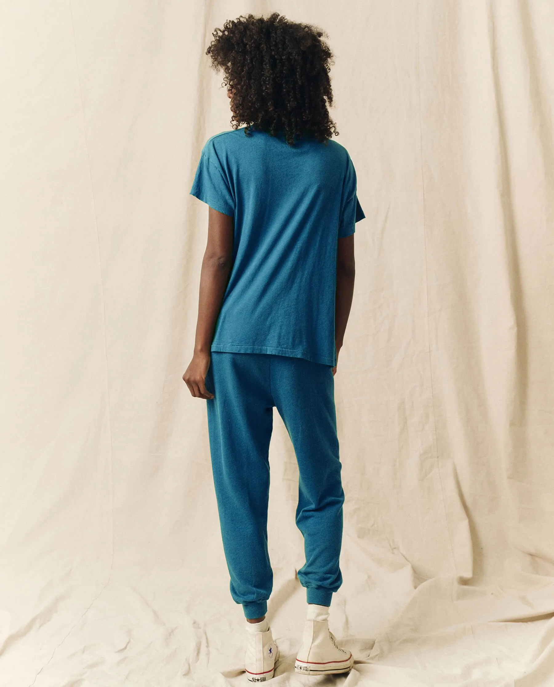 The Boxy Crew. Solid -- Glacier Blue sold by THE GREAT. product image thumbnail 3