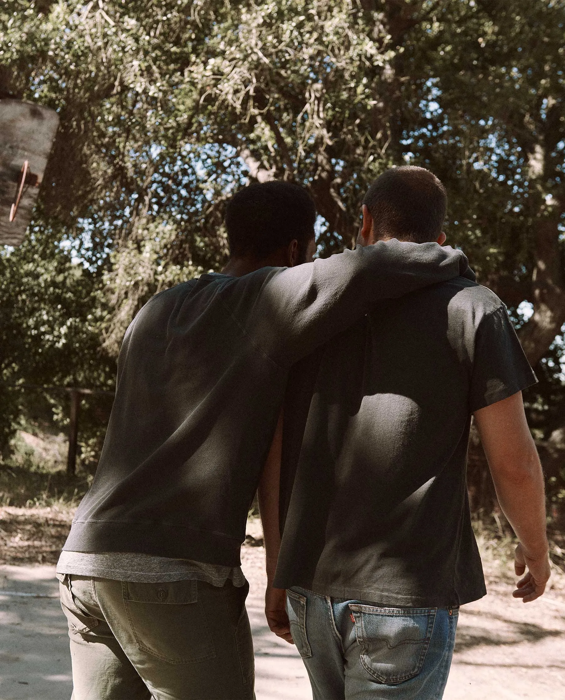 The Men's College Sweatshirt. -- Washed Black sold by THE GREAT. product image thumbnail 5