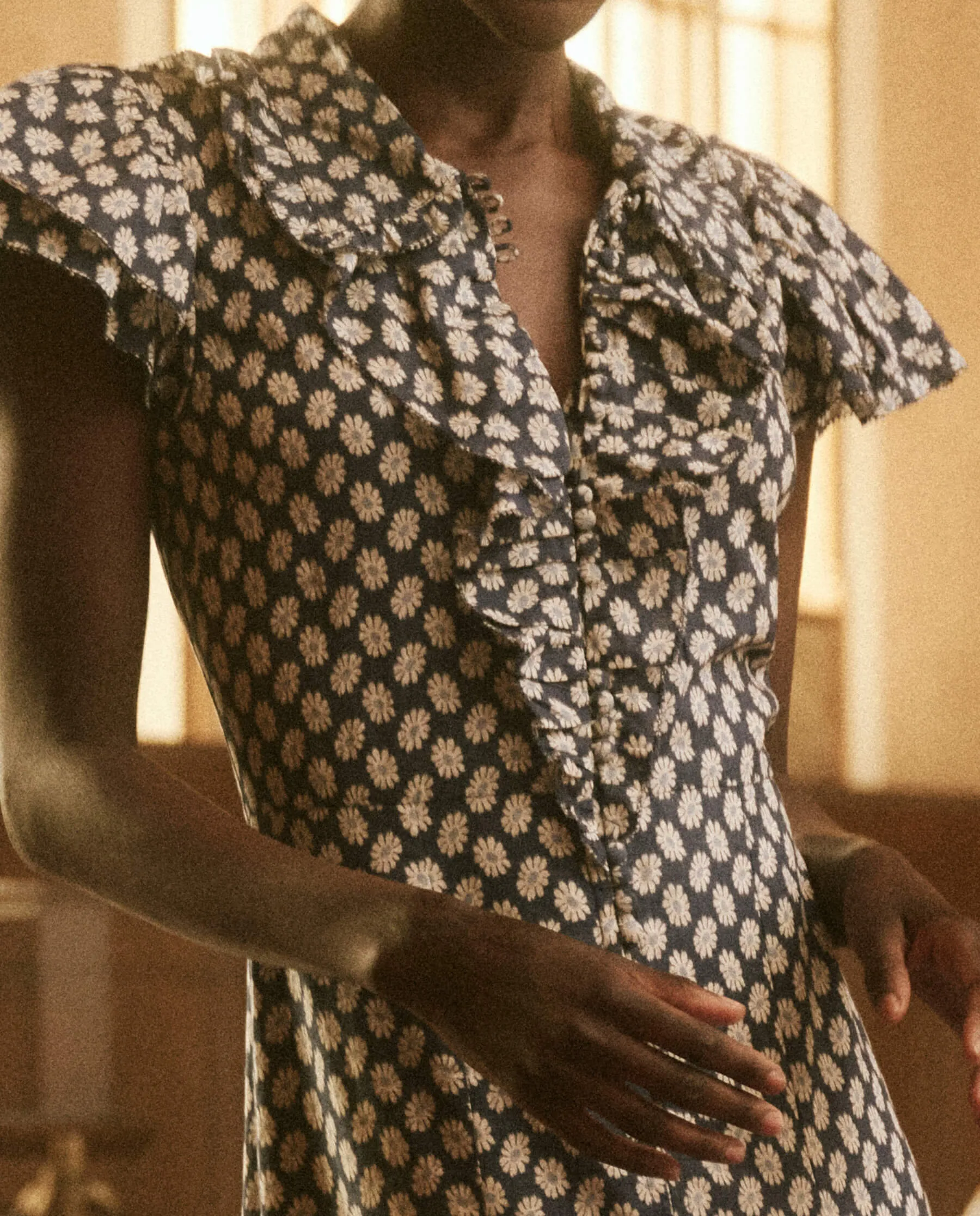 The Curtsy Dress. -- Mini Evening Daisy sold by THE GREAT. product image thumbnail 3