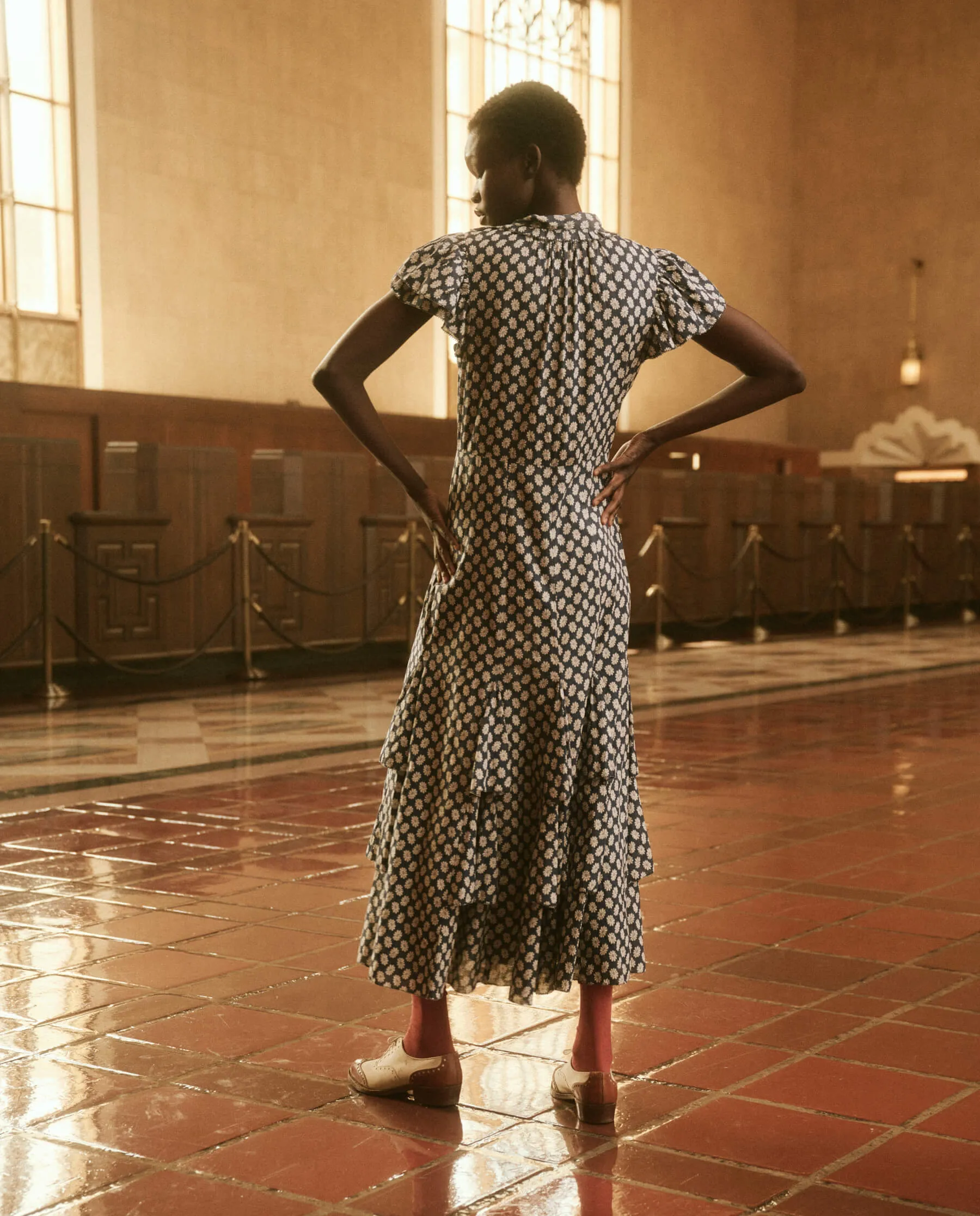 The Curtsy Dress. -- Mini Evening Daisy sold by THE GREAT. product image thumbnail 5