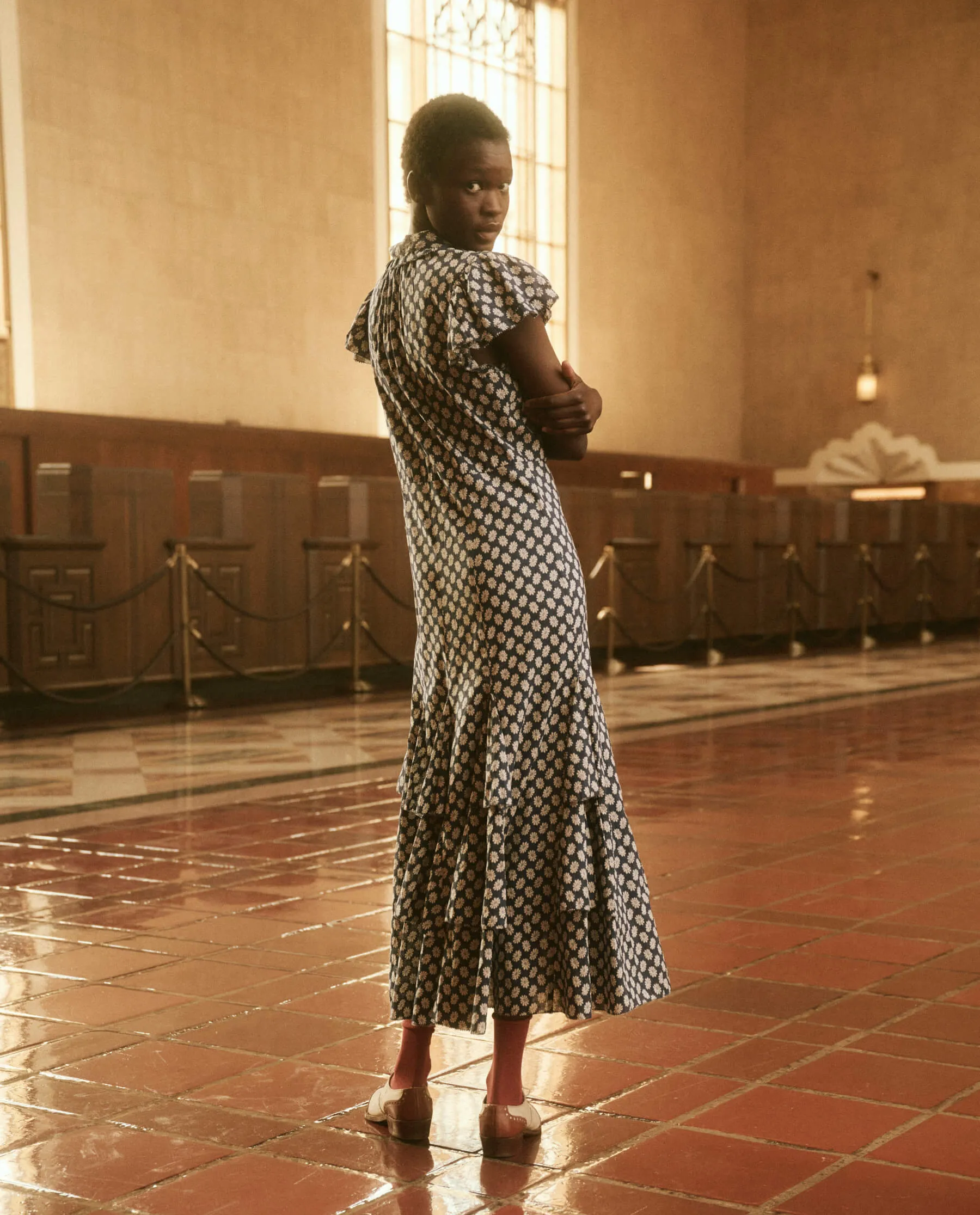 The Curtsy Dress. -- Mini Evening Daisy sold by THE GREAT. product image thumbnail 4