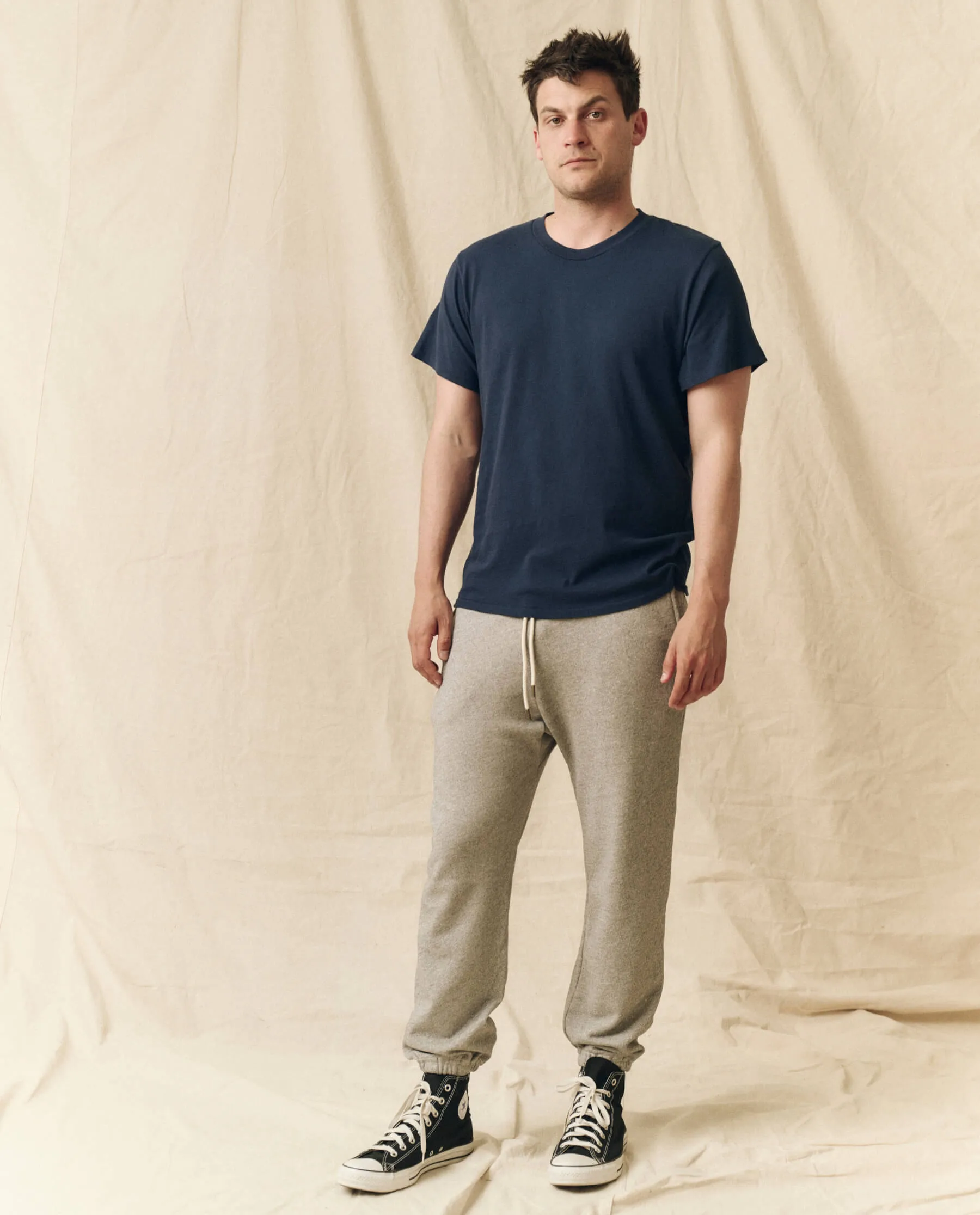The Men's Boxy Crew. -- True Navy sold by THE GREAT. product image thumbnail 4