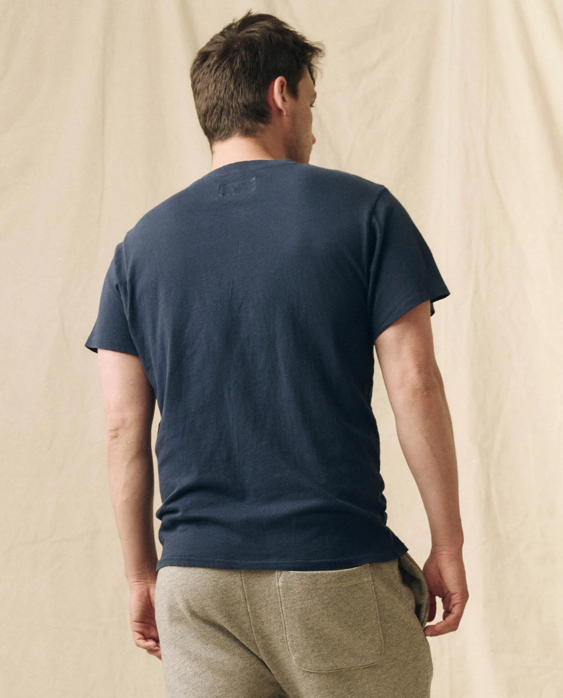 The Men's Boxy Crew. -- True Navy sold by THE GREAT. product image thumbnail 3