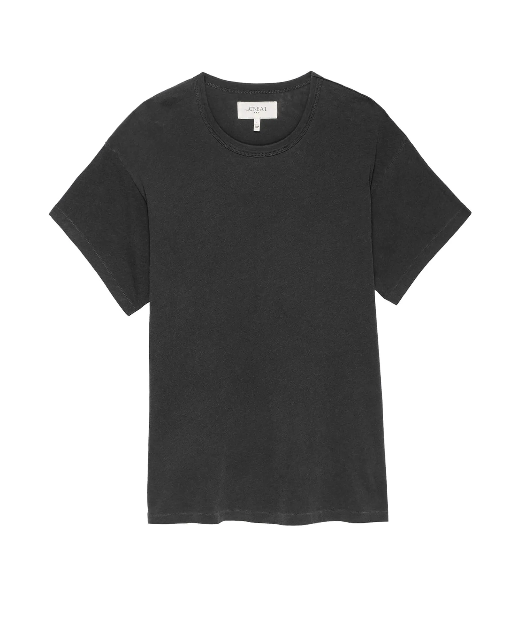 The Men's Boxy Crew. -- WASHED BLACK sold by THE GREAT. product image thumbnail 5