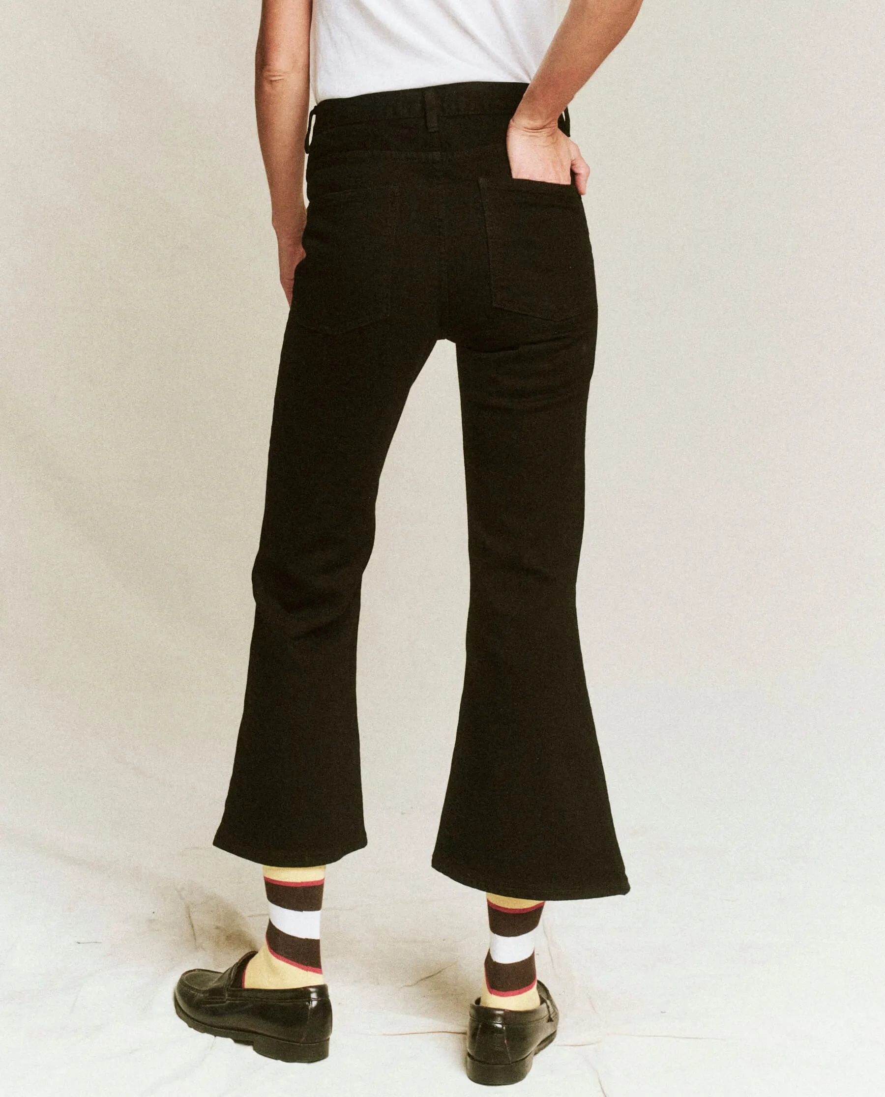 The Kick Bell Jean. -- Carbon sold by THE GREAT. product image thumbnail 3