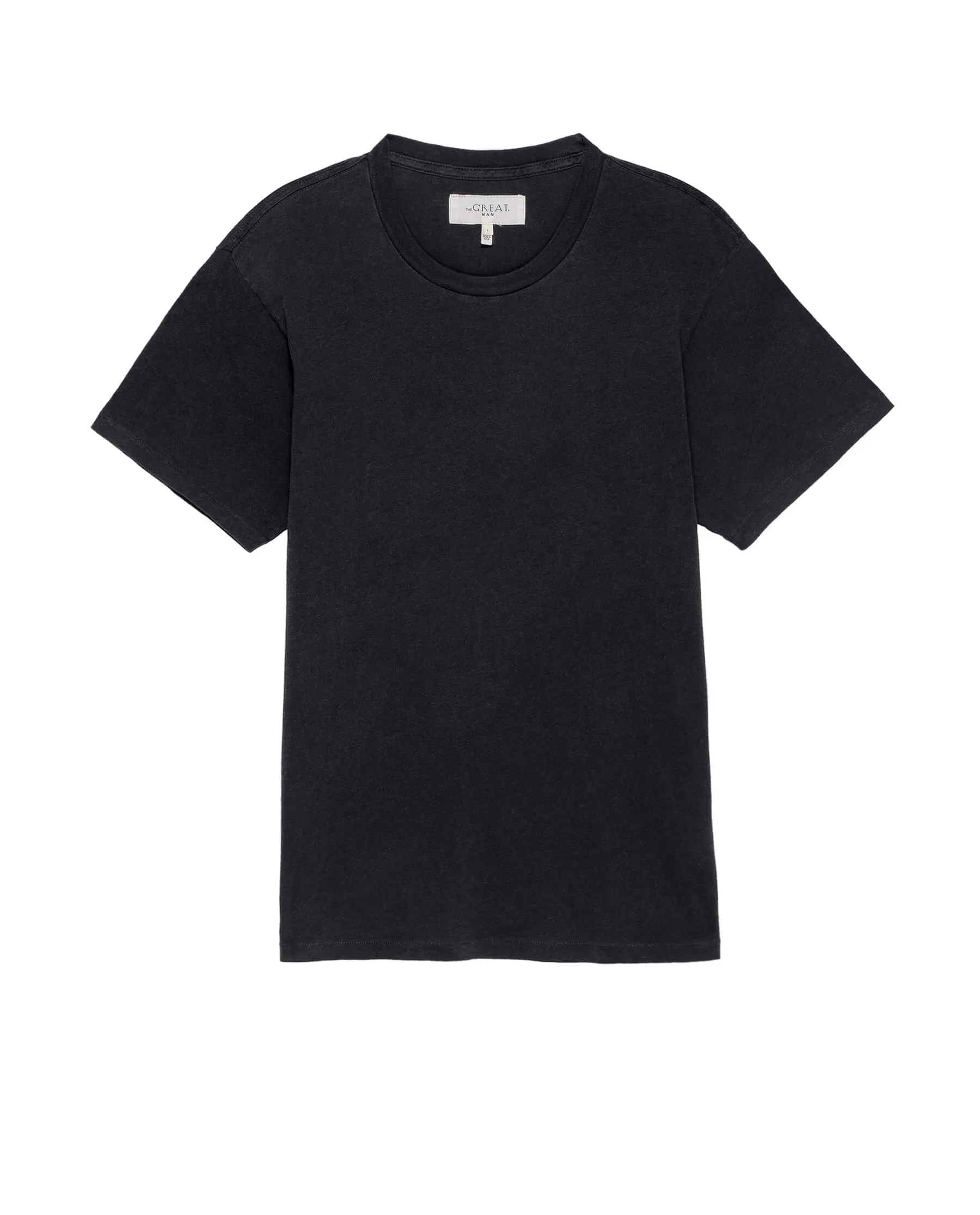 The Men's Slim Tee. -- Almost Black sold by THE GREAT. product image thumbnail 5