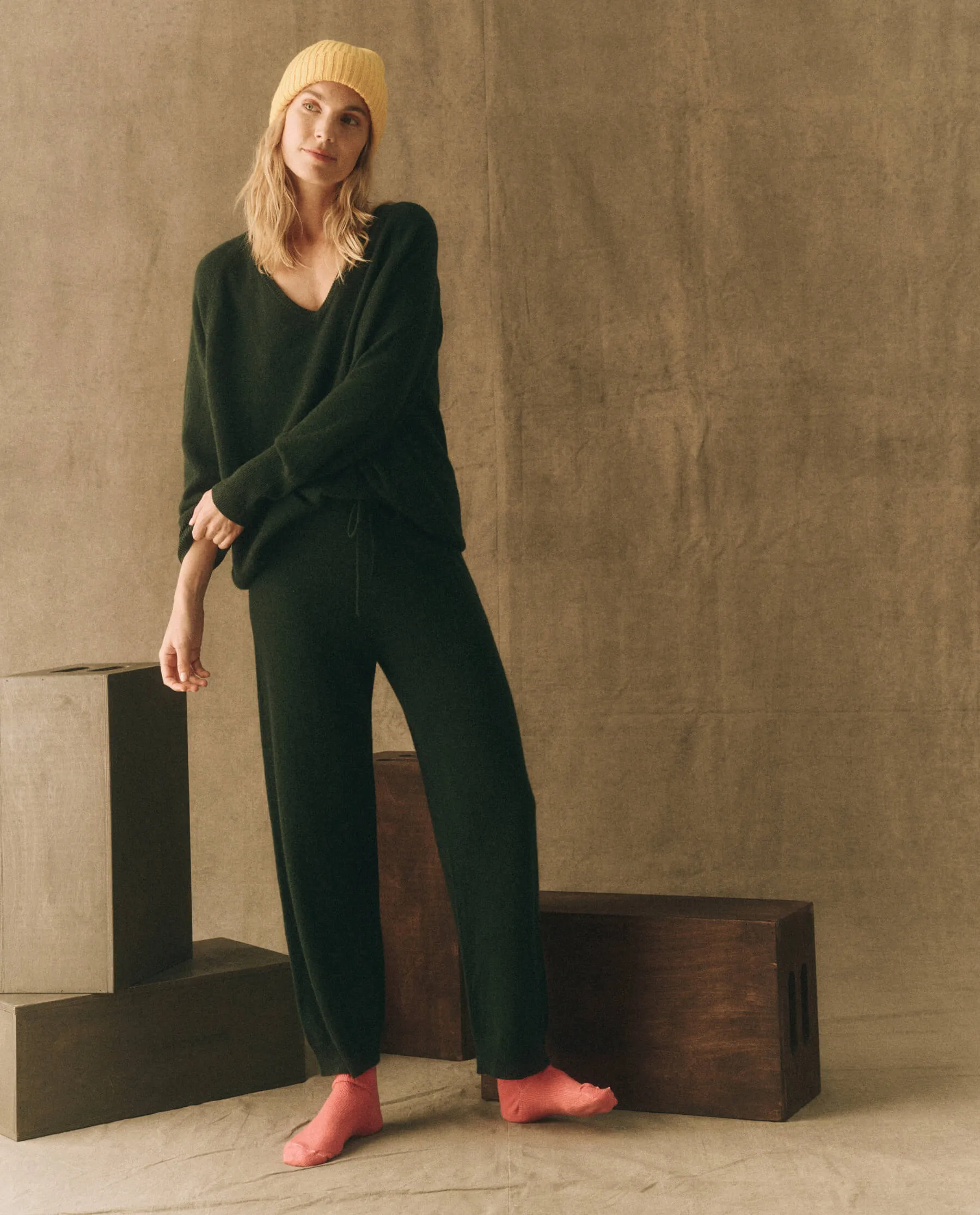 The Cashmere Lantern Pant. -- Alpine sold by THE GREAT. product image thumbnail 4