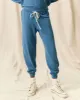 The Cropped Sweatpant. Solid -- Glacier Blue sold by THE GREAT.