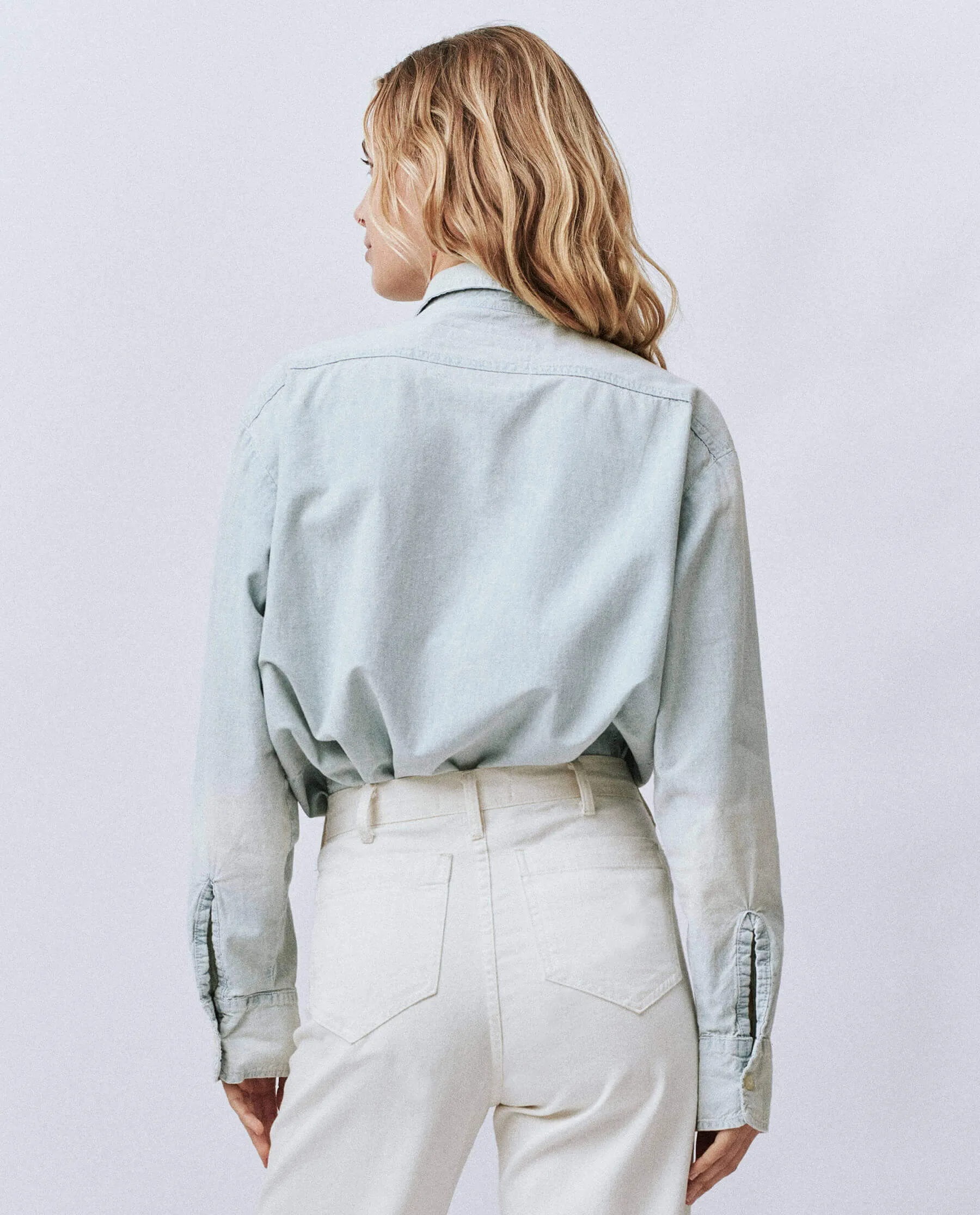 The Road Shirt. -- Riverbed Wash sold by THE GREAT. product image thumbnail 5