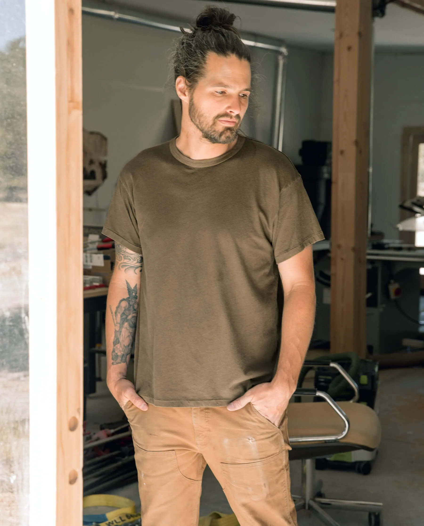 The Men's Slim Tee. -- Dark Army sold by THE GREAT.