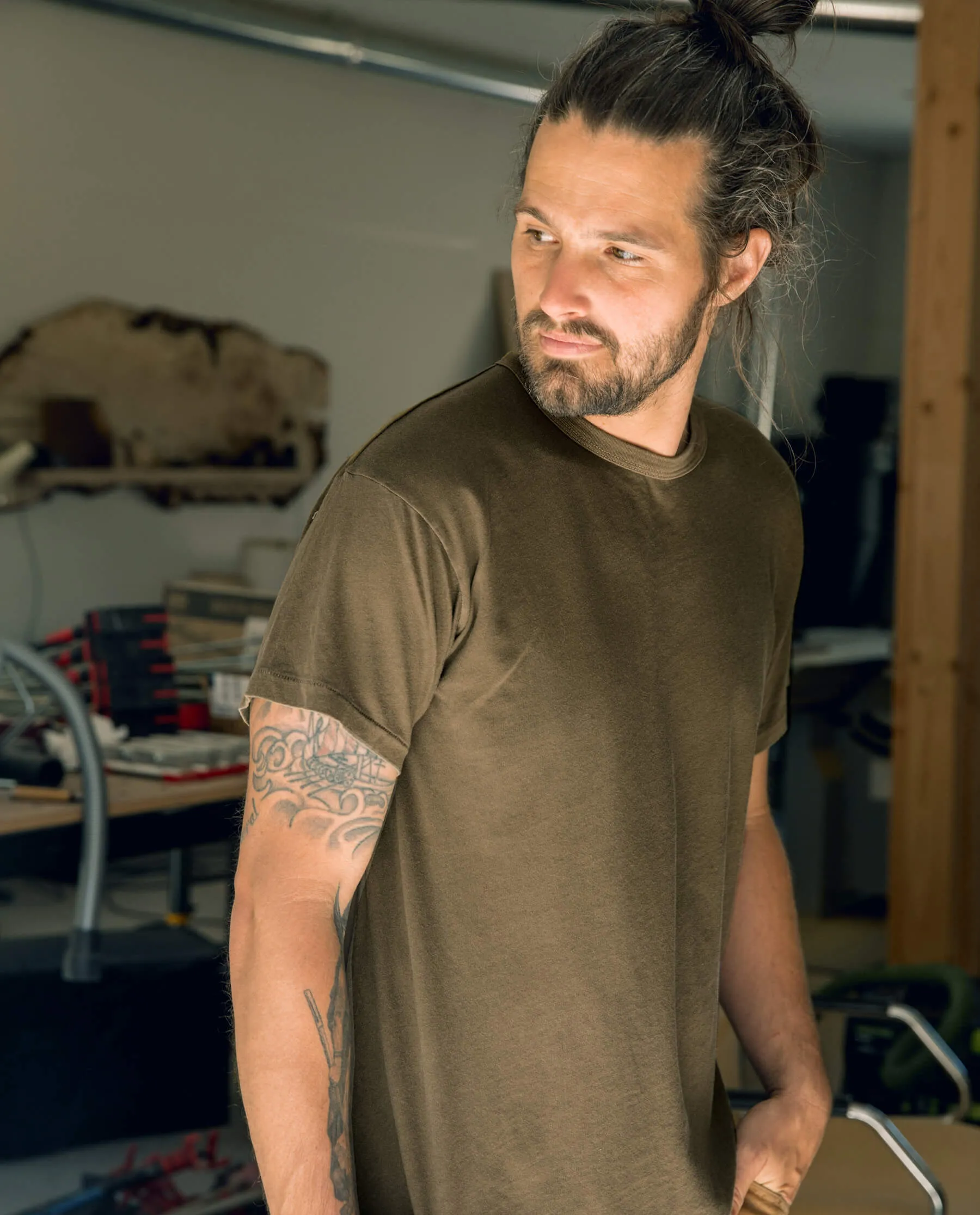 The Men's Slim Tee. -- Dark Army sold by THE GREAT. product image thumbnail 5