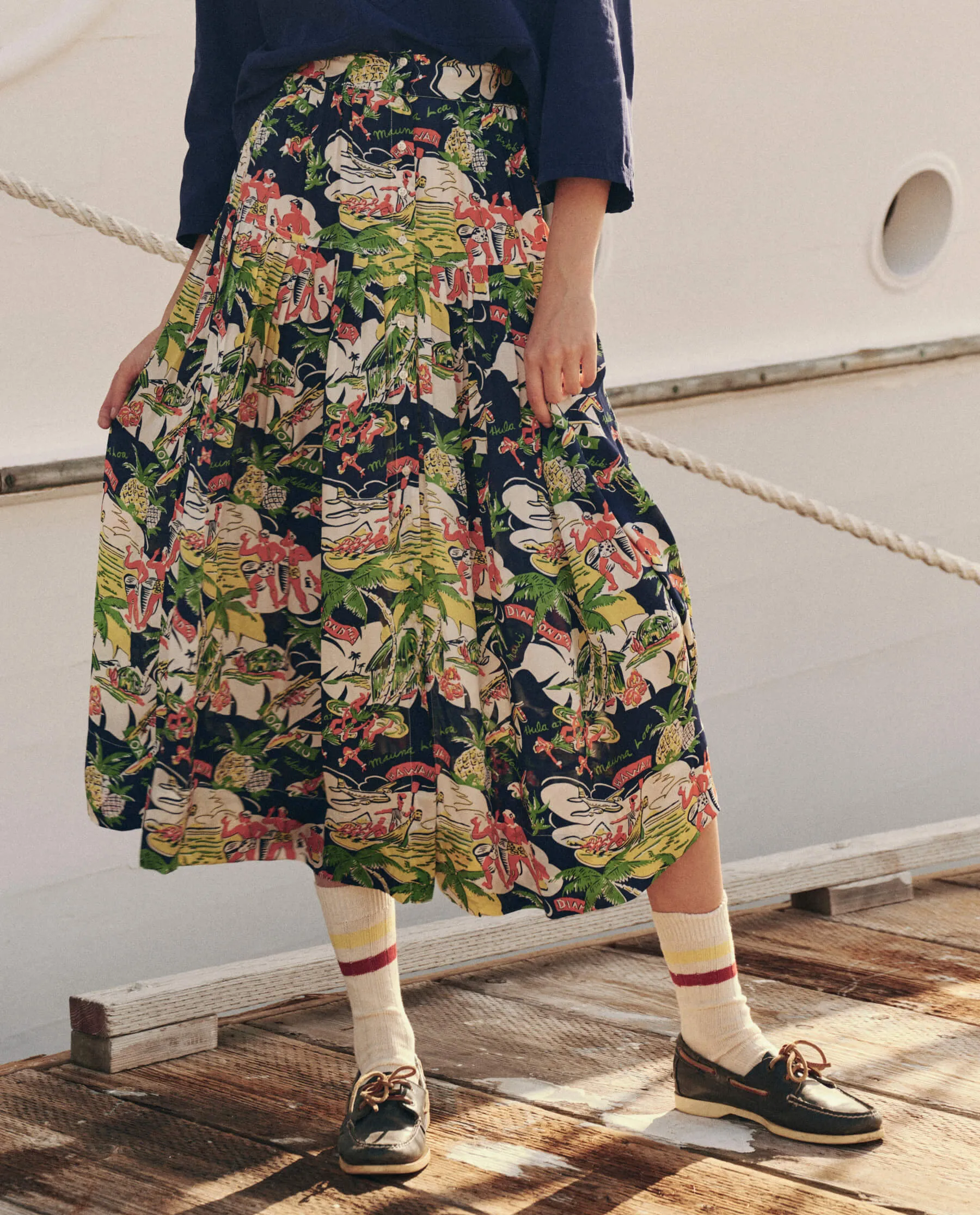 The Highland Skirt. -- Surfjack Print sold by THE GREAT. product image thumbnail 2