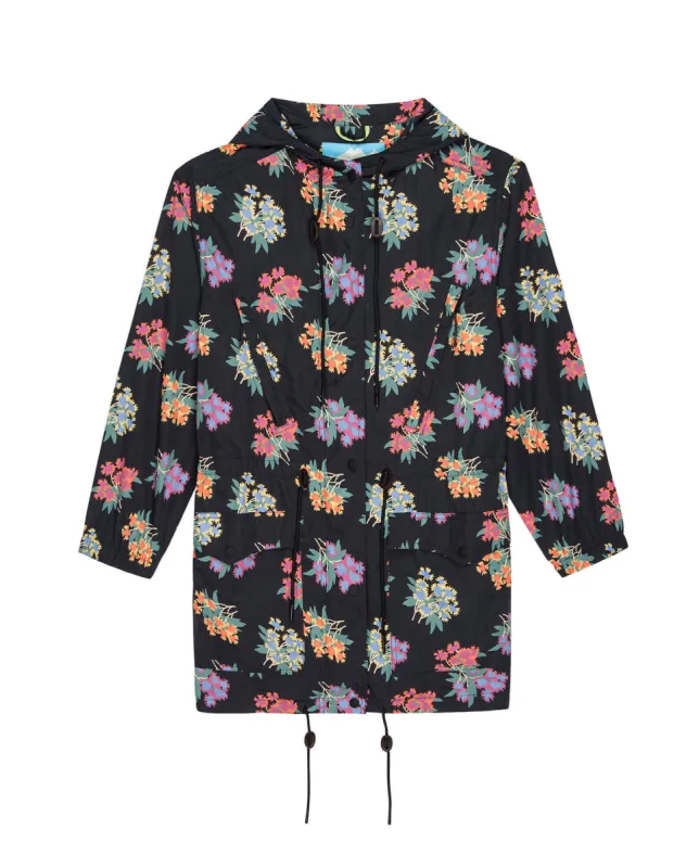 The Rover Jacket. -- Black Palisade Floral sold by THE GREAT.