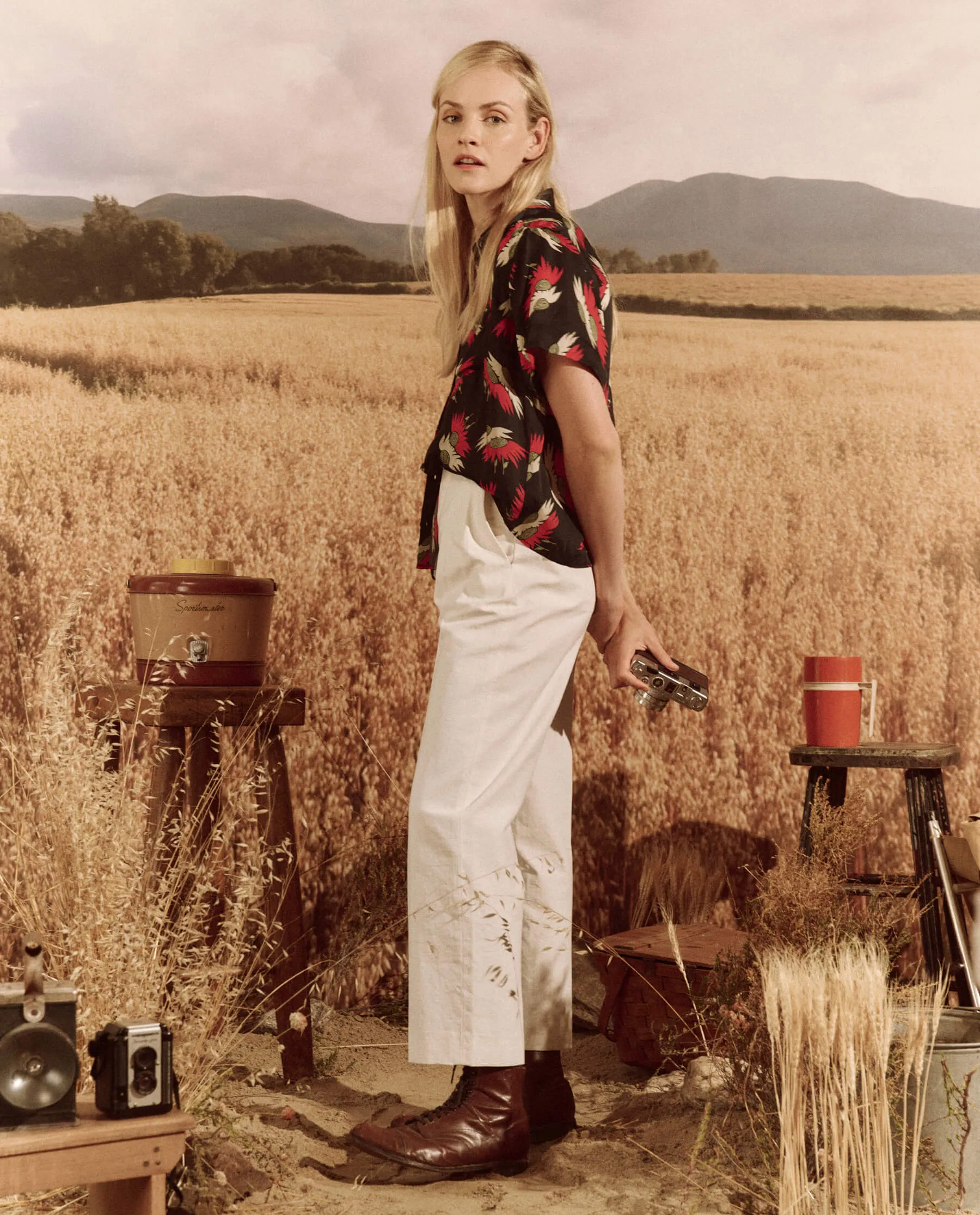 The Maker Trouser. -- White sold by THE GREAT. product image thumbnail 5