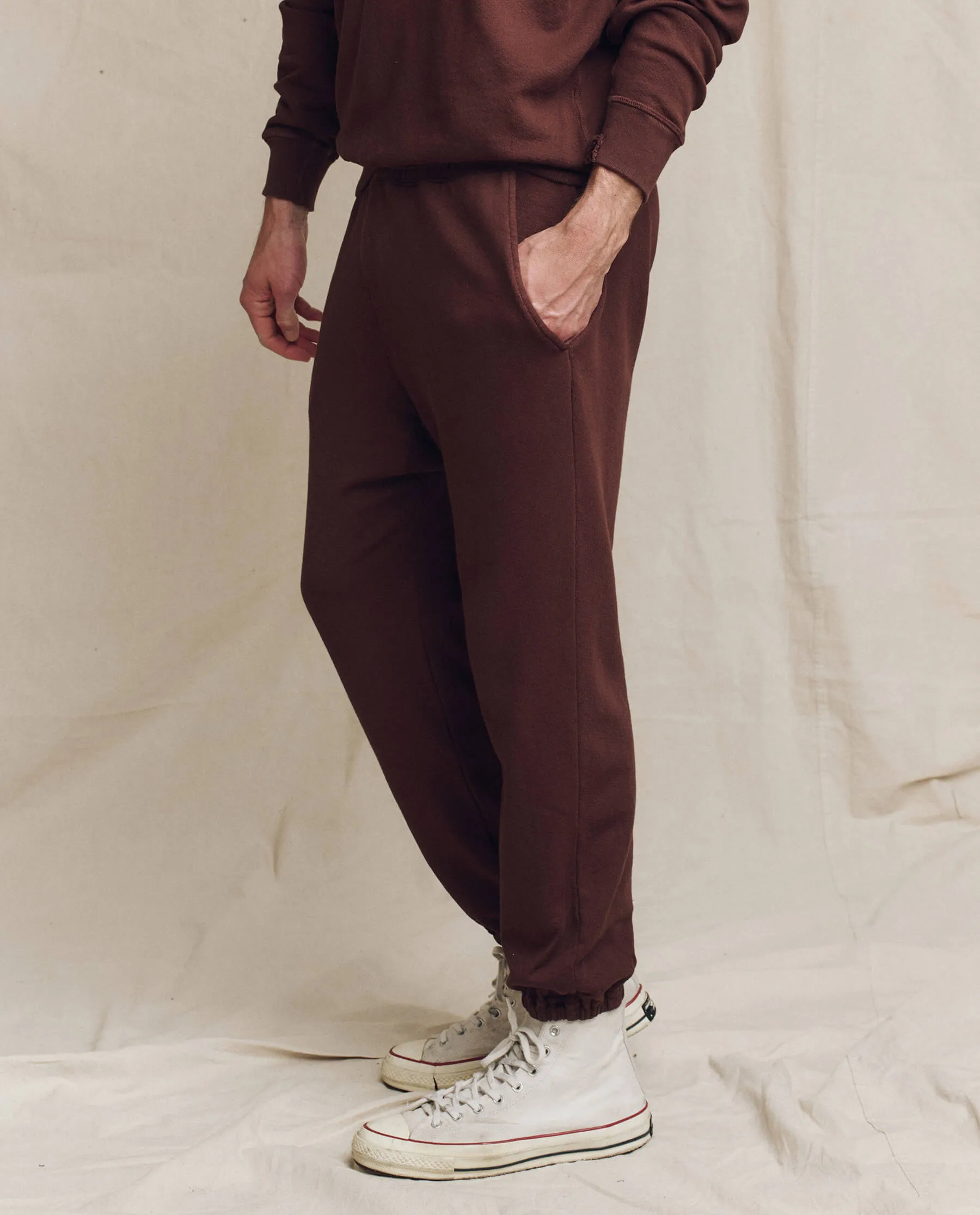 The Men's Stadium Sweatpant. -- Toasted Walnut sold by THE GREAT. product image thumbnail 3