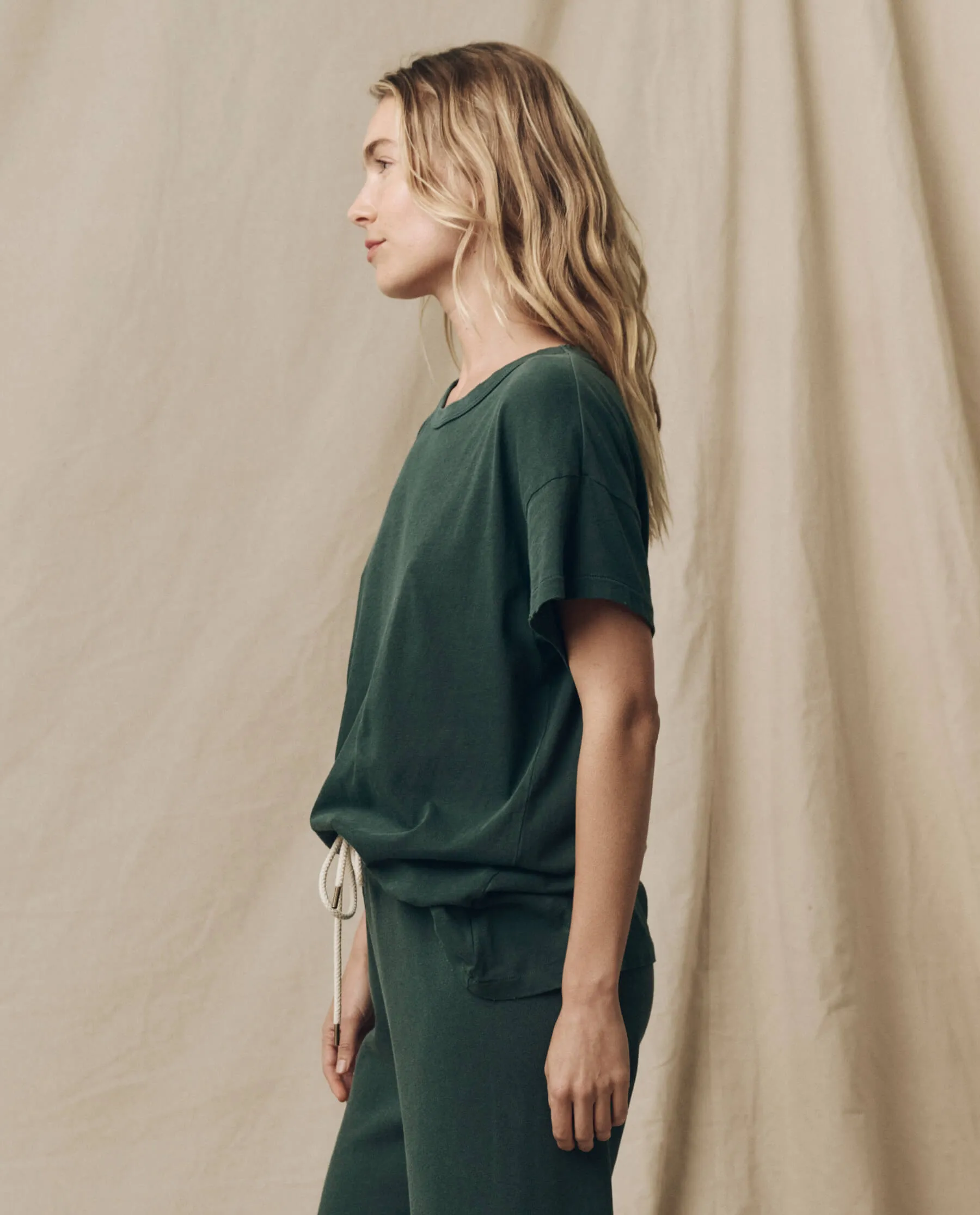 The Boxy Crew. Solid -- Deep Sea Green sold by THE GREAT. product image thumbnail 2