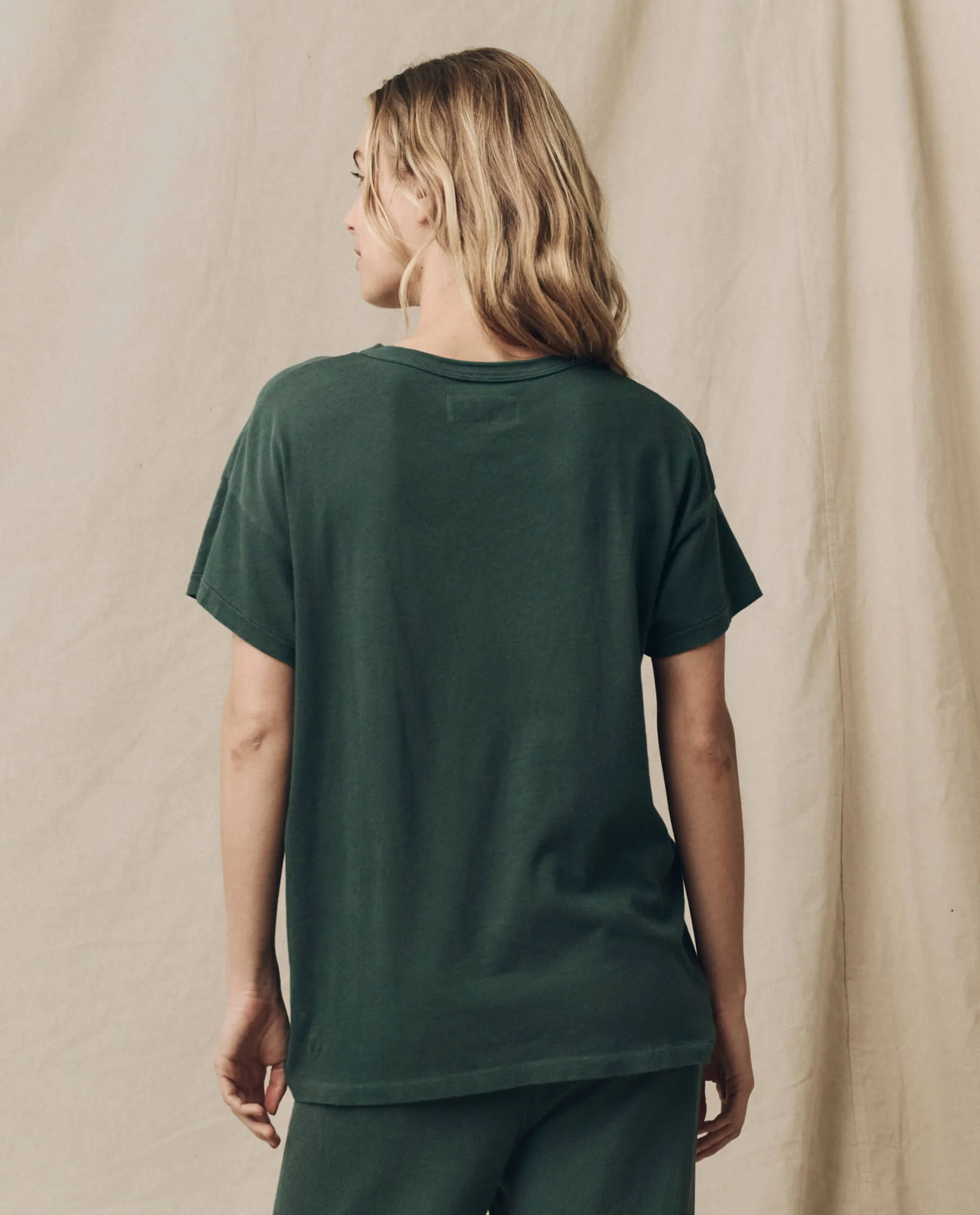 The Boxy Crew. Solid -- Deep Sea Green sold by THE GREAT. product image thumbnail 3