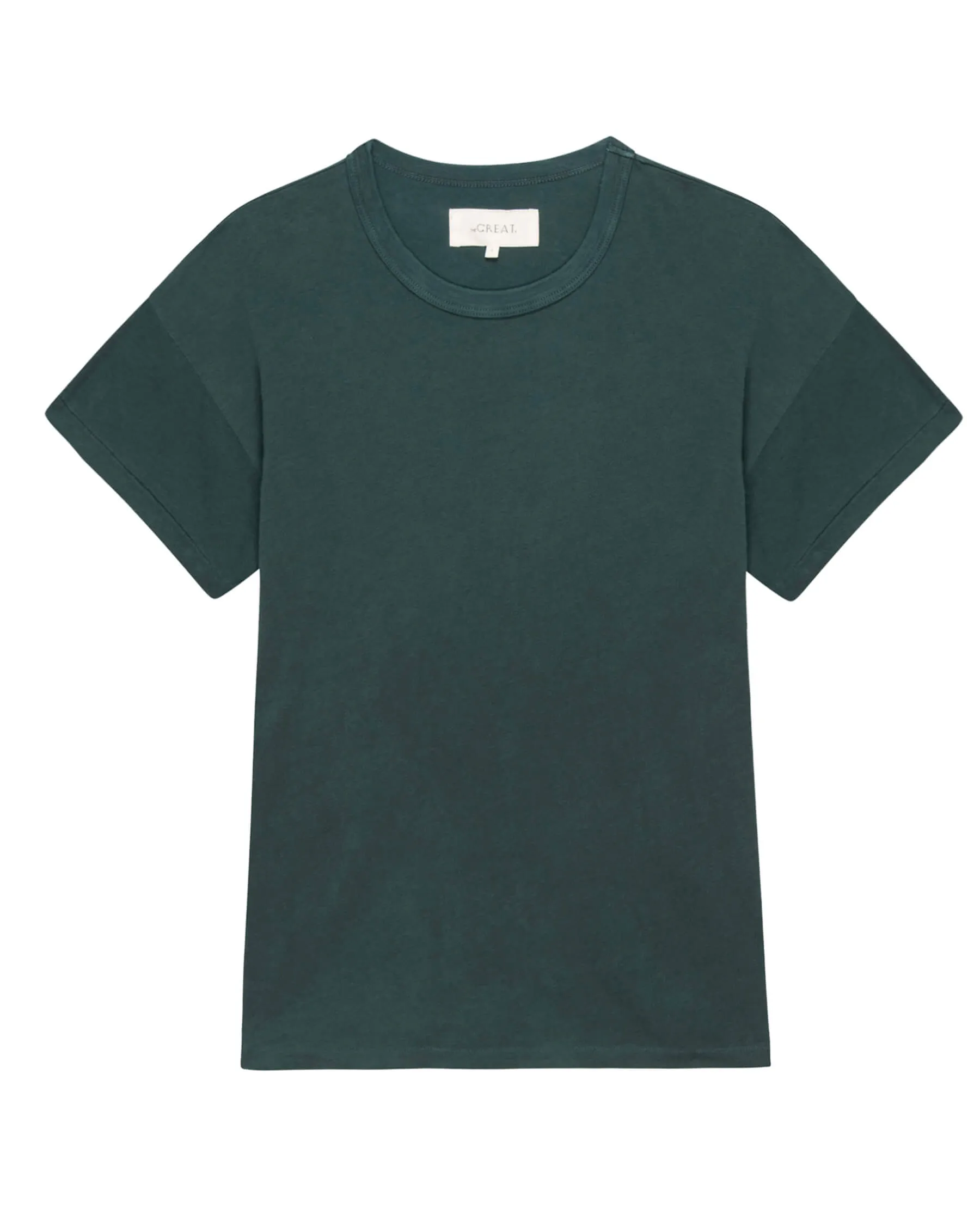 The Boxy Crew. Solid -- Deep Sea Green sold by THE GREAT. product image thumbnail 5