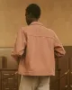 The Slouchy Jean Jacket. -- Musky Pink sold by THE GREAT.