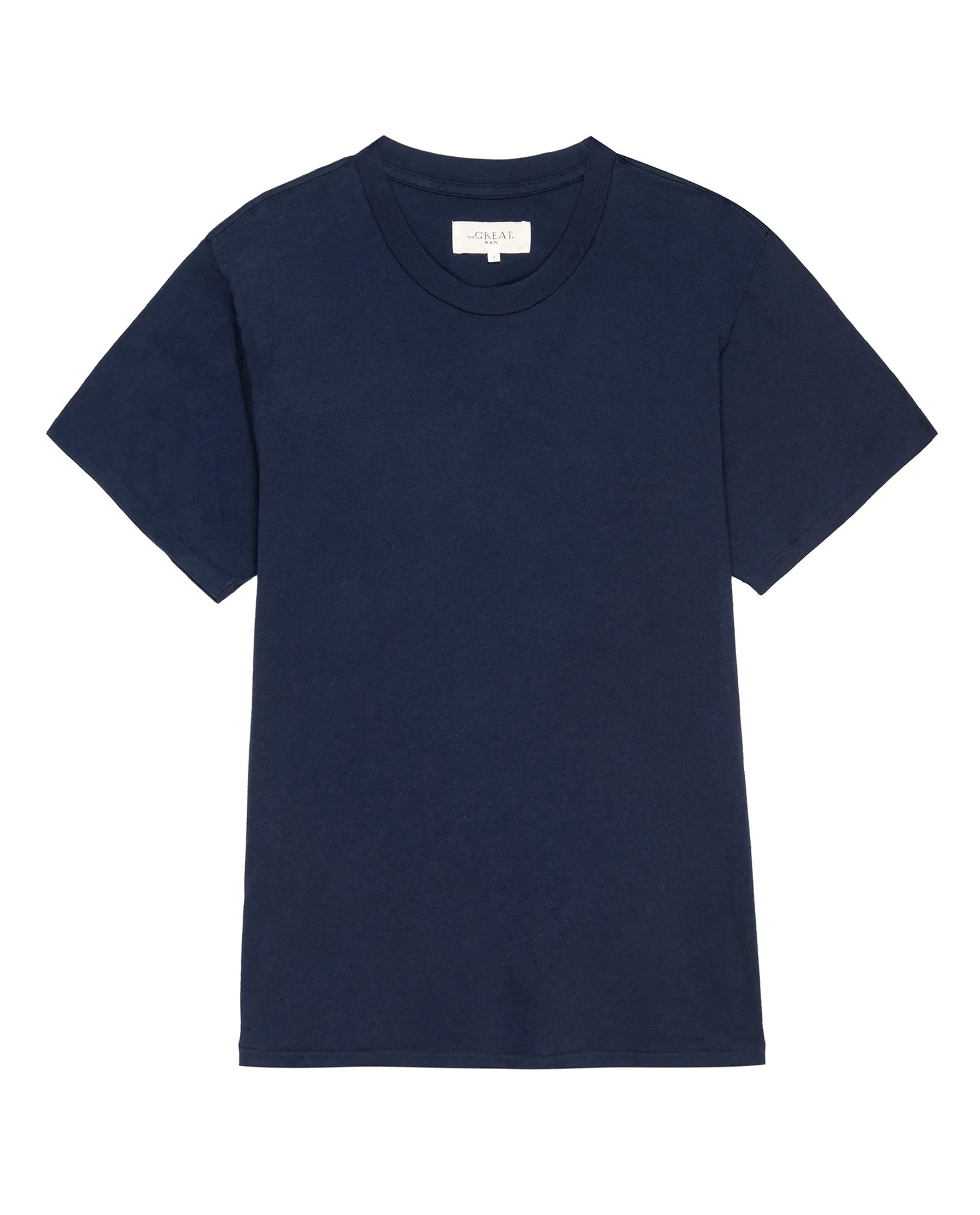 The Men's Slim Tee. -- True Navy sold by THE GREAT. product image thumbnail 5