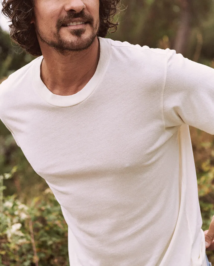 The Men's Slim Tee. -- Washed White sold by THE GREAT. product image thumbnail 4