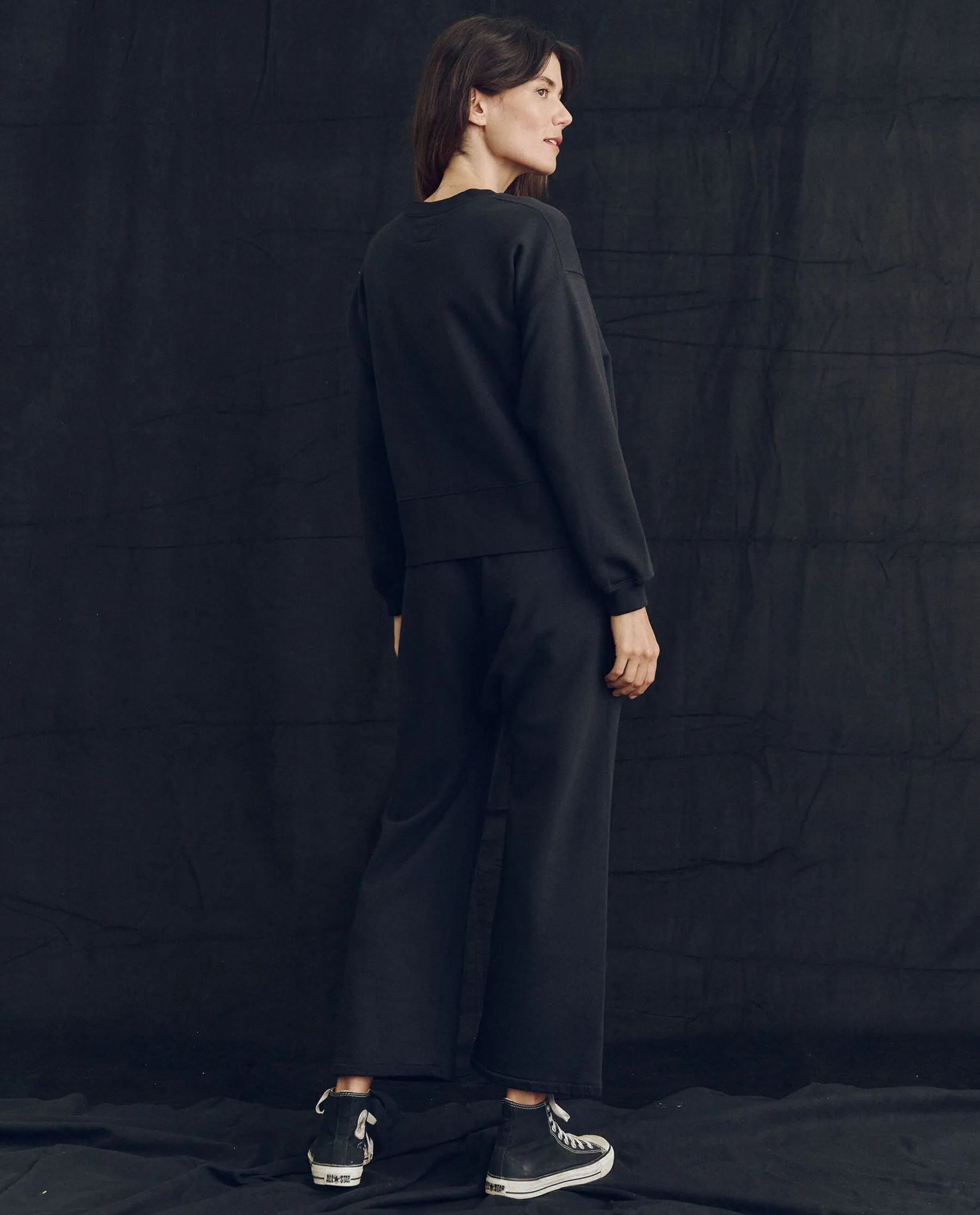 The League Sweatshirt. -- Almost Black sold by THE GREAT. product image thumbnail 2