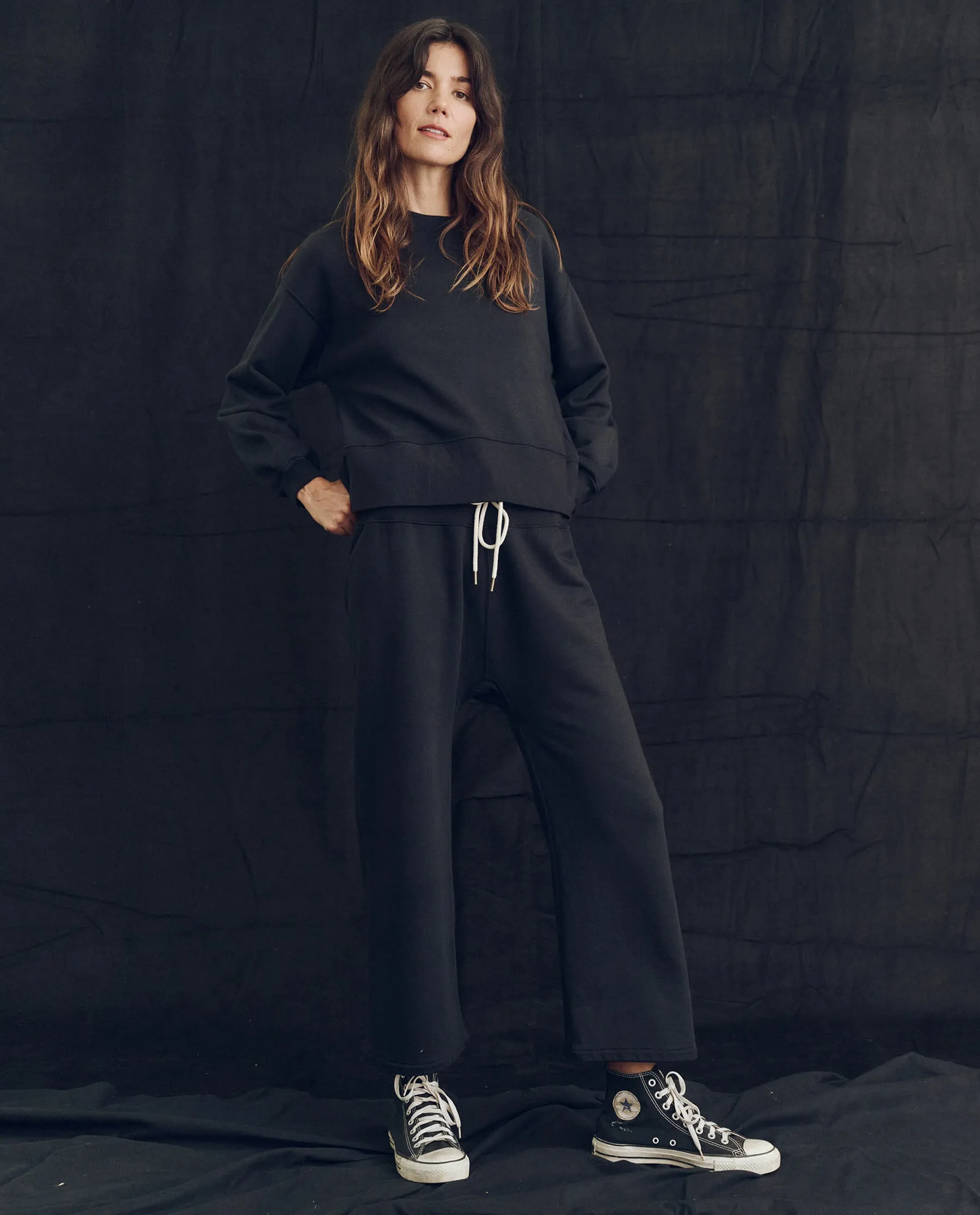 The League Sweatshirt. -- Almost Black sold by THE GREAT. product image thumbnail 5