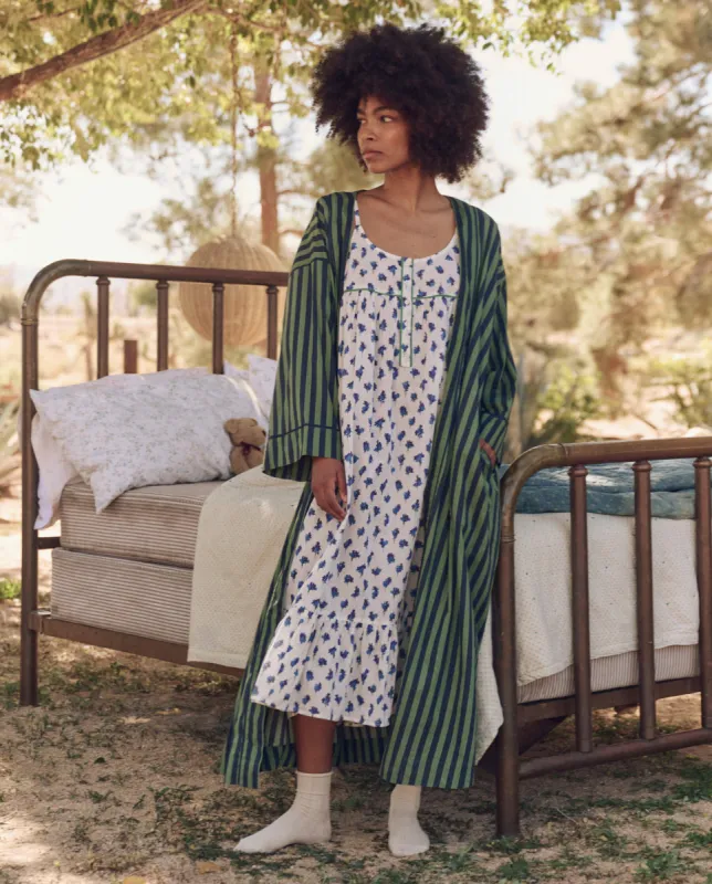 The Robe. -- Seaside Stripe sold by THE GREAT.