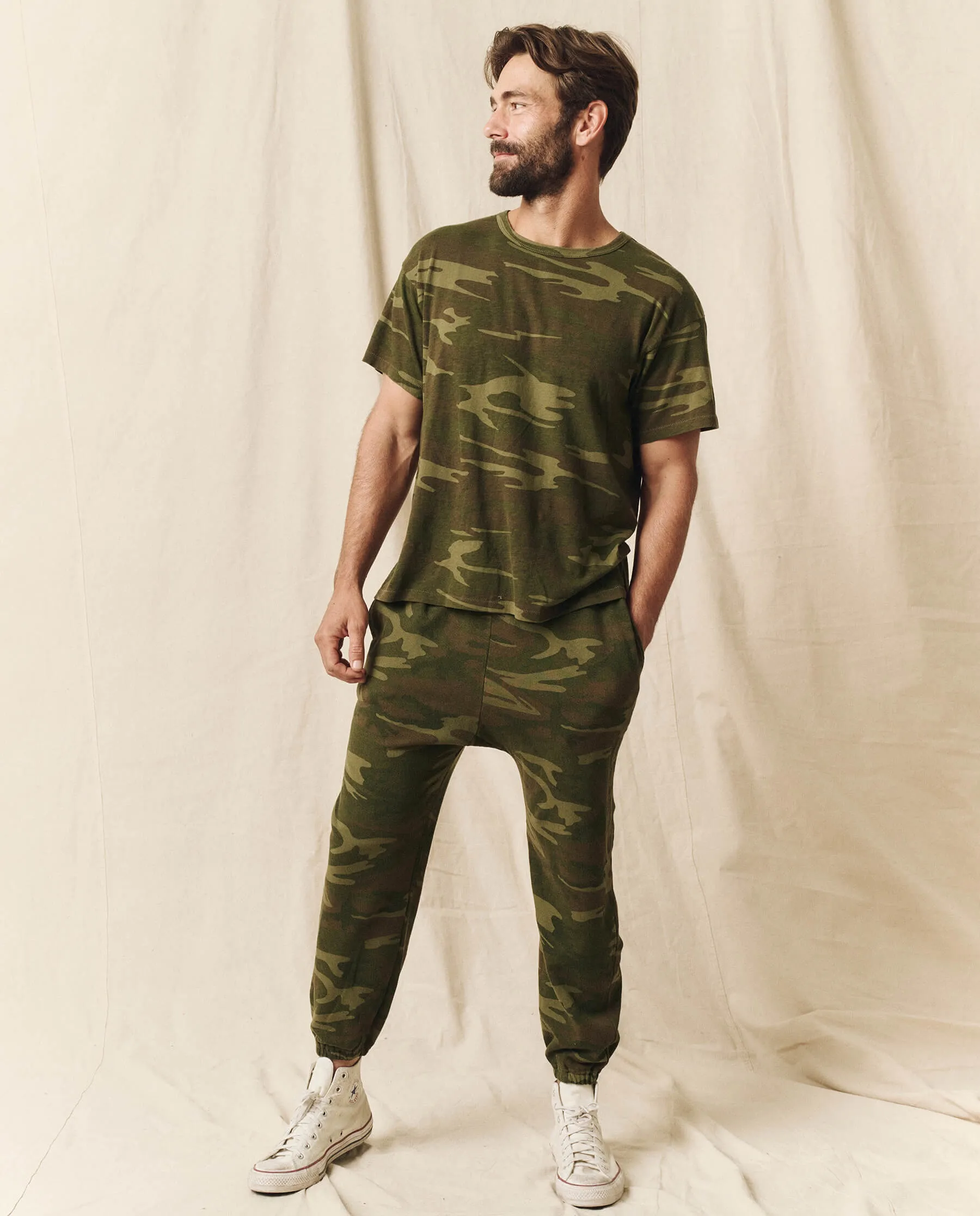 The Men's Boxy Crew. -- Deep Woods Camo sold by THE GREAT. product image thumbnail 2