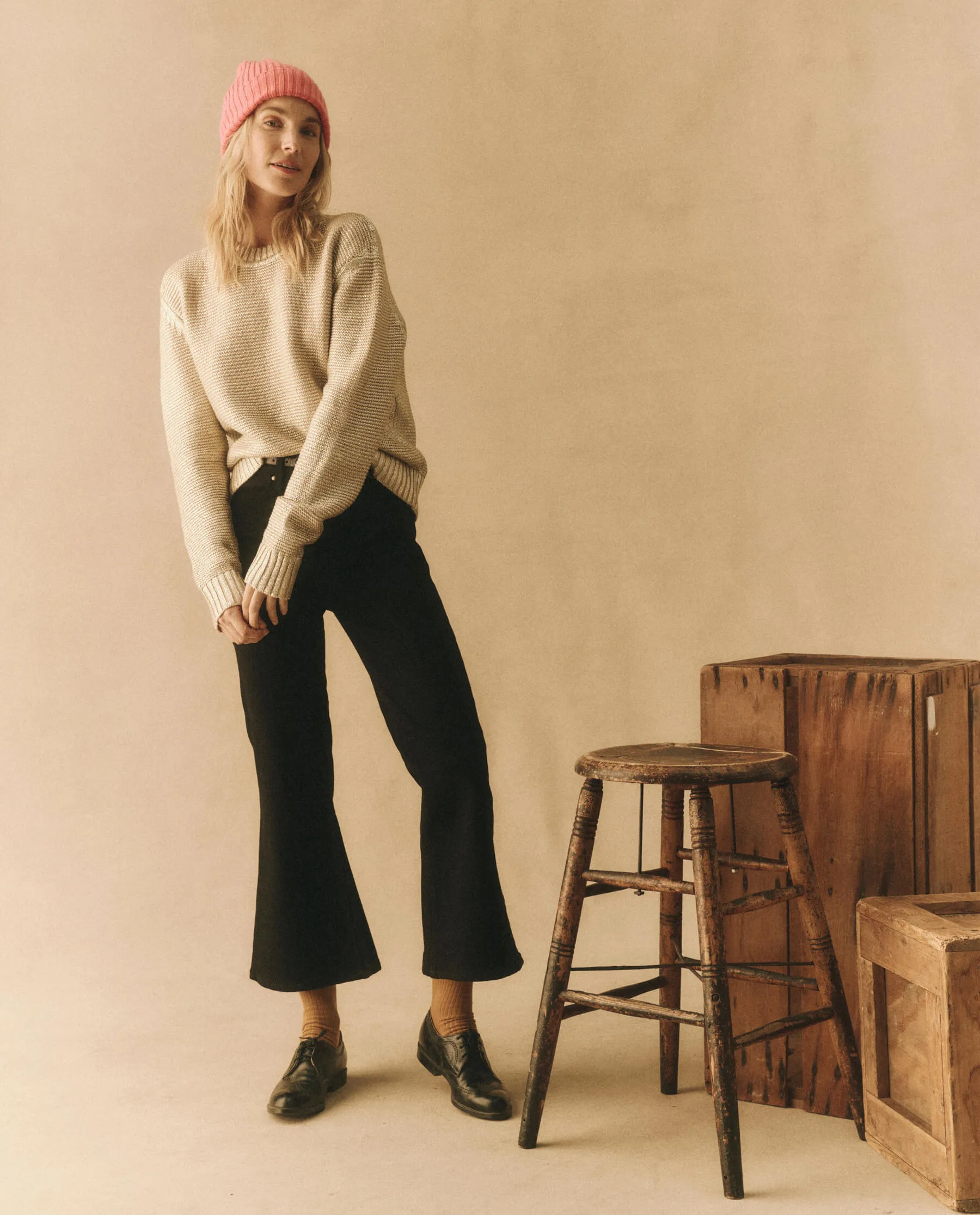 The Shrunken Pullover. -- Shimmer sold by THE GREAT. product image thumbnail 4