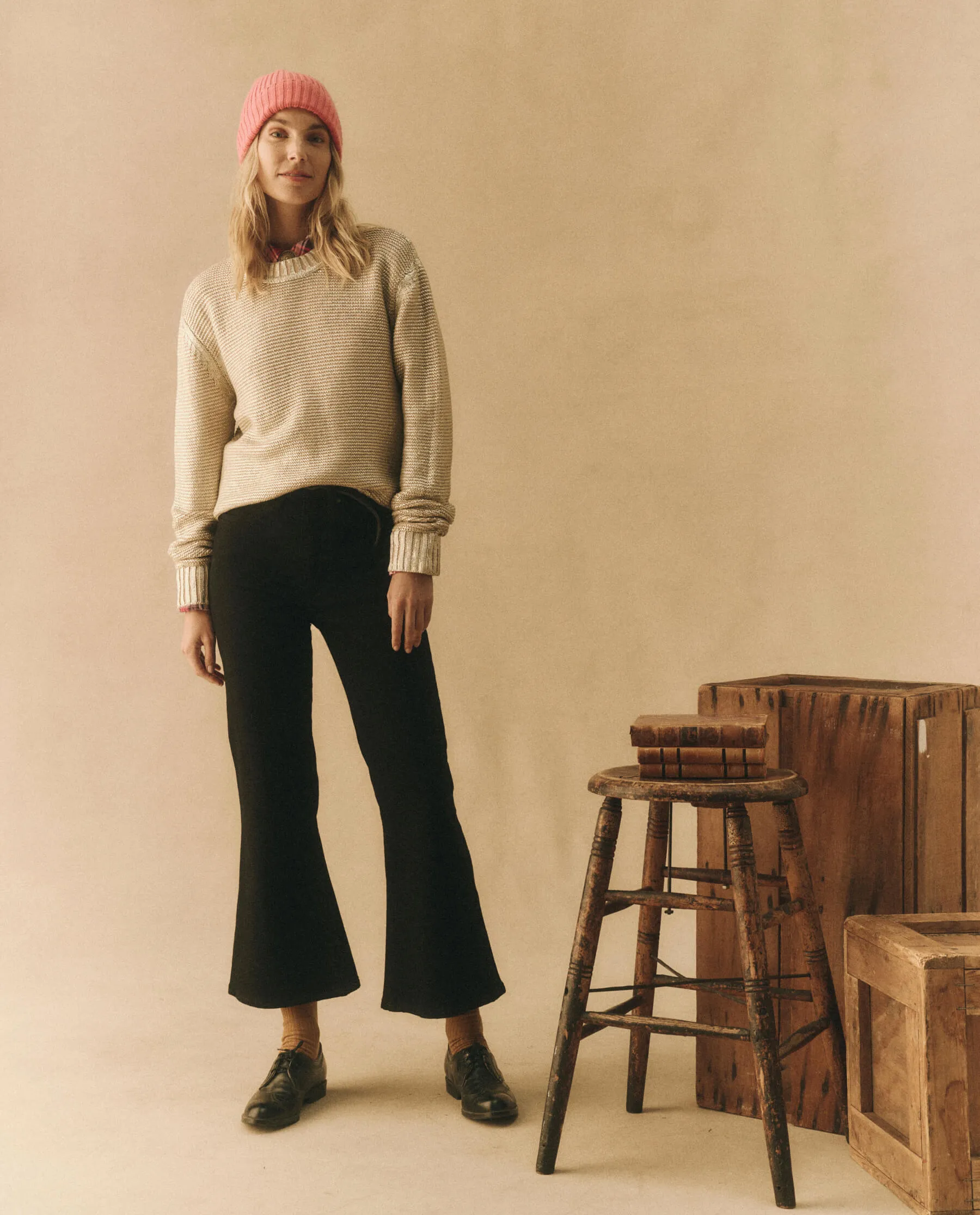 The Shrunken Pullover. -- Shimmer sold by THE GREAT. product image thumbnail 2