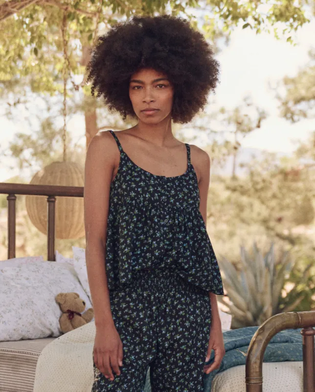 The Nightime Cami. -- Nightshade Floral sold by THE GREAT.