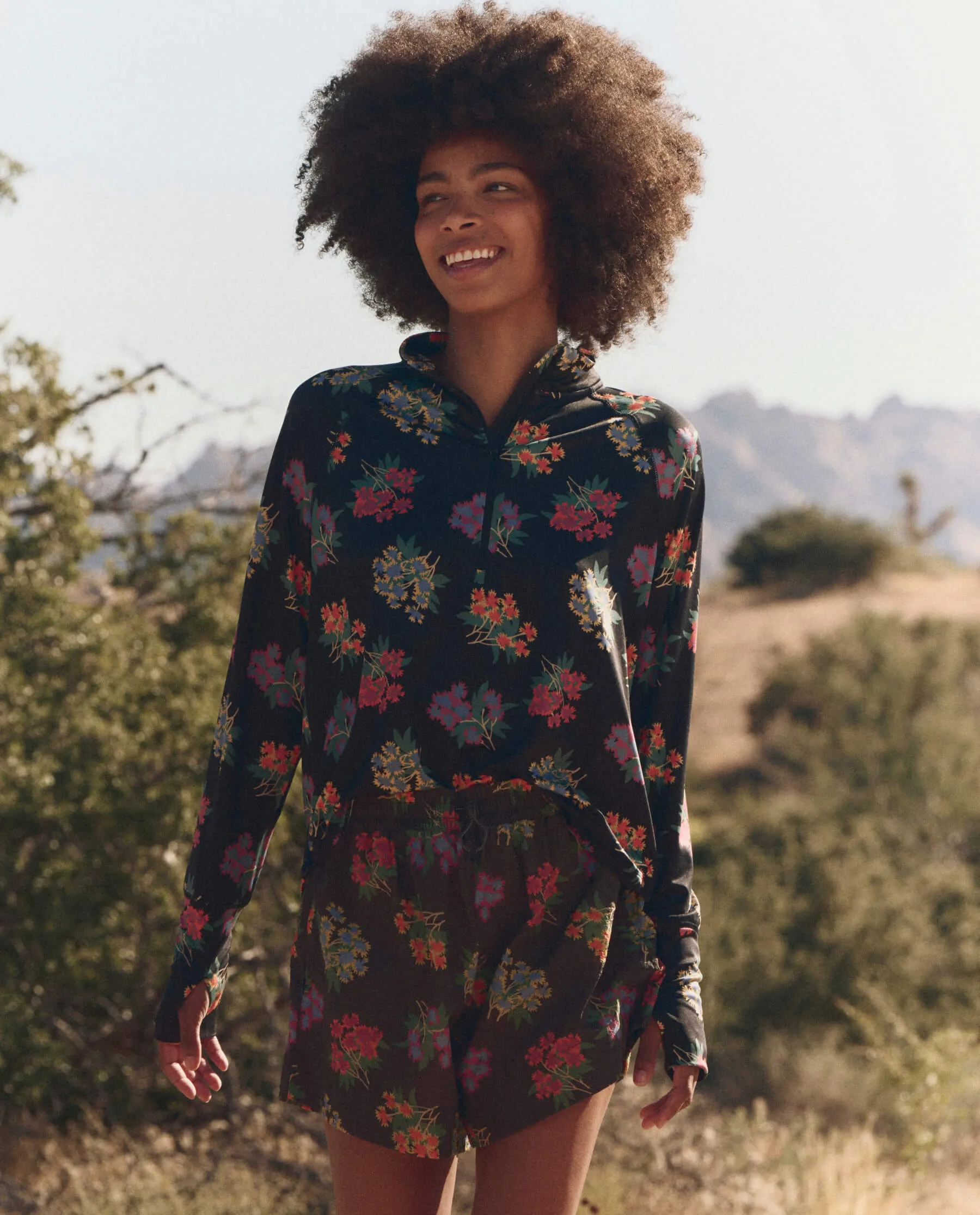 The Rover Short. -- Black Palisade Floral sold by THE GREAT. product image thumbnail 5