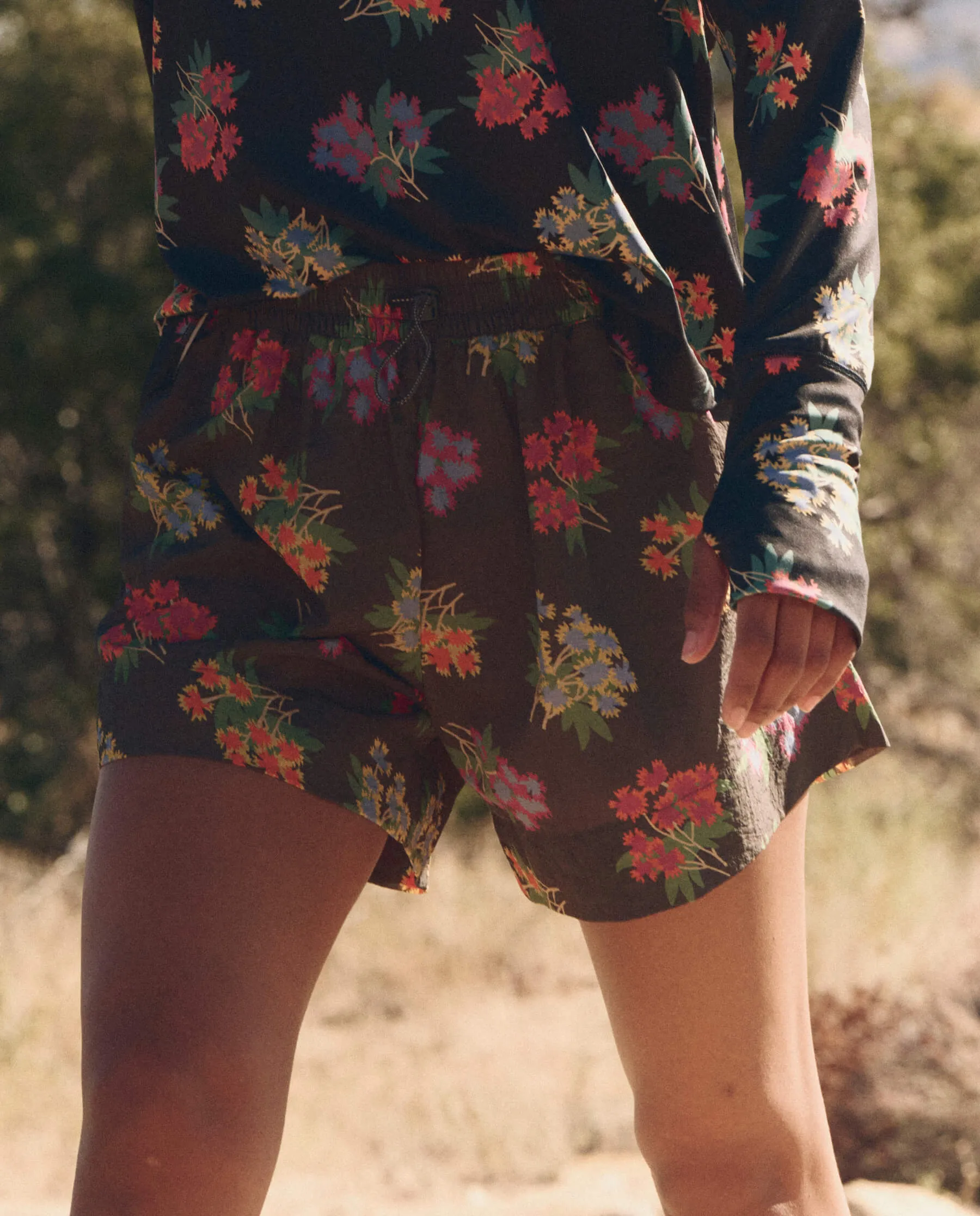 The Rover Short. -- Black Palisade Floral sold by THE GREAT. product image thumbnail 4